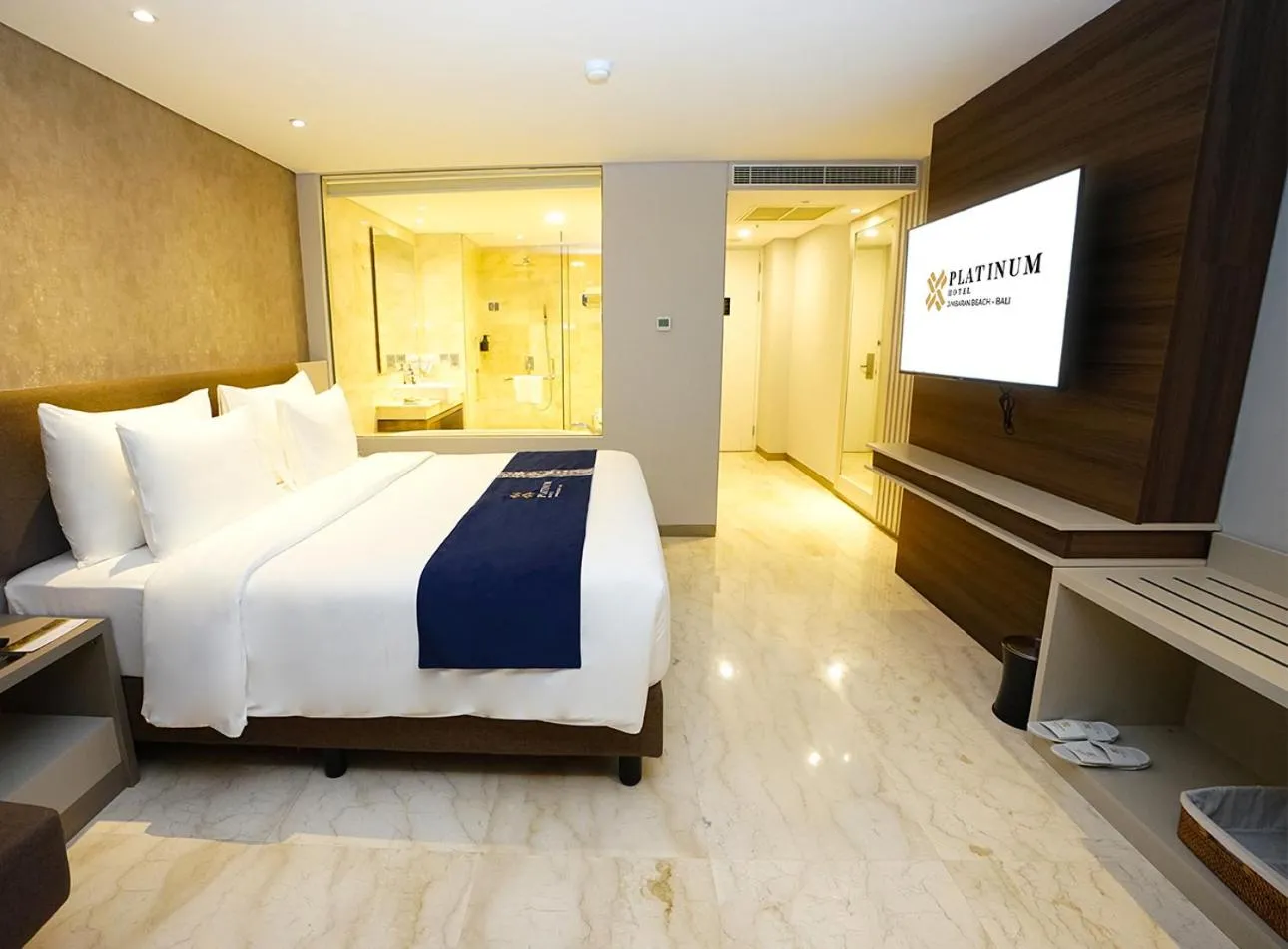 TV and multimedia, Bed in Platinum Hotel Jimbaran Beach Bali