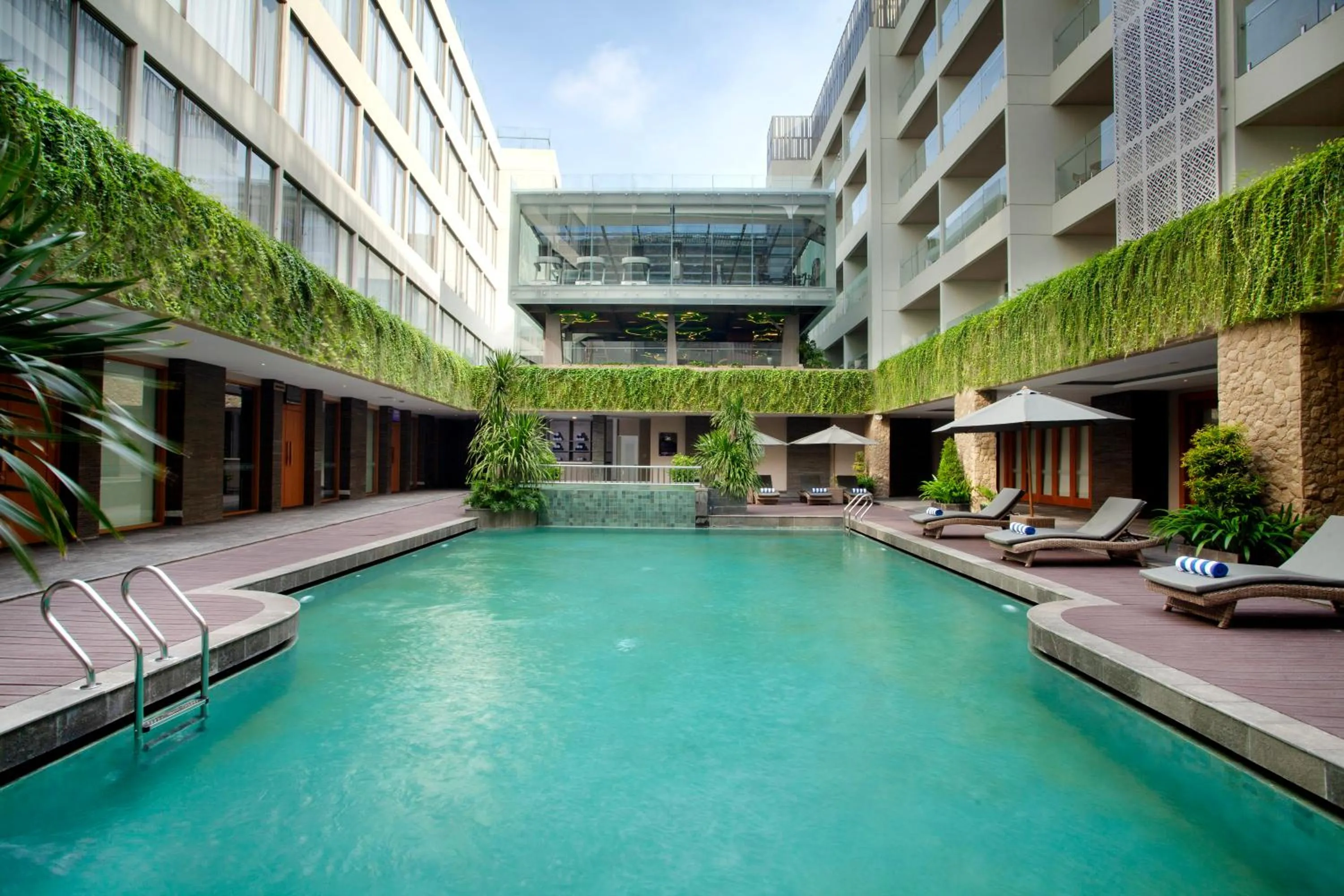 Swimming pool in Platinum Hotel Jimbaran Beach Bali