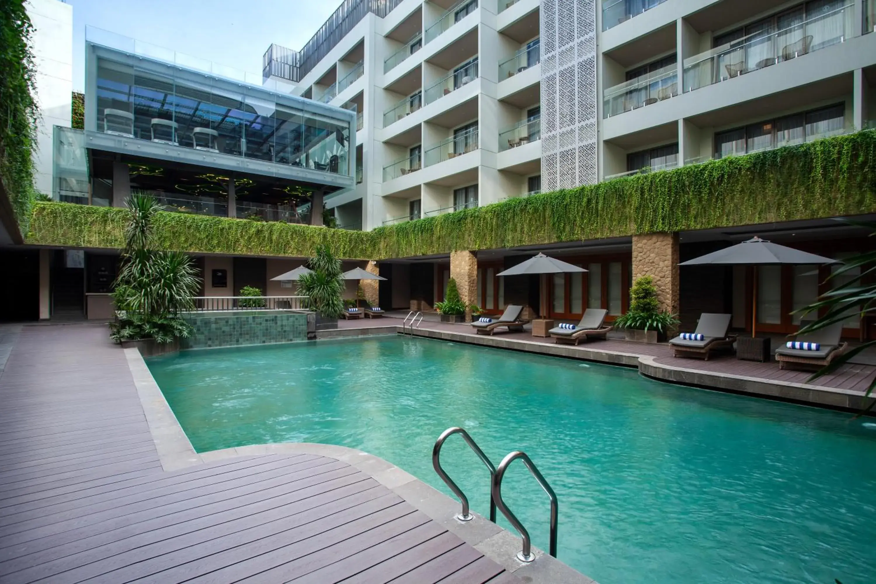 Swimming pool in Platinum Hotel Jimbaran Beach Bali Swimming pool in Platinum Hotel Jimbaran Beach Bali