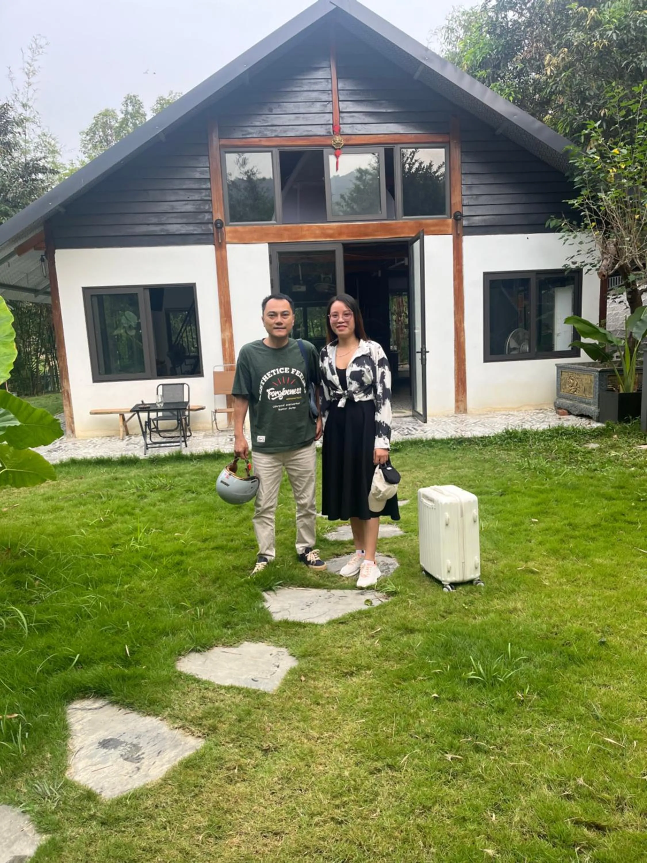 Guests in Lake House
