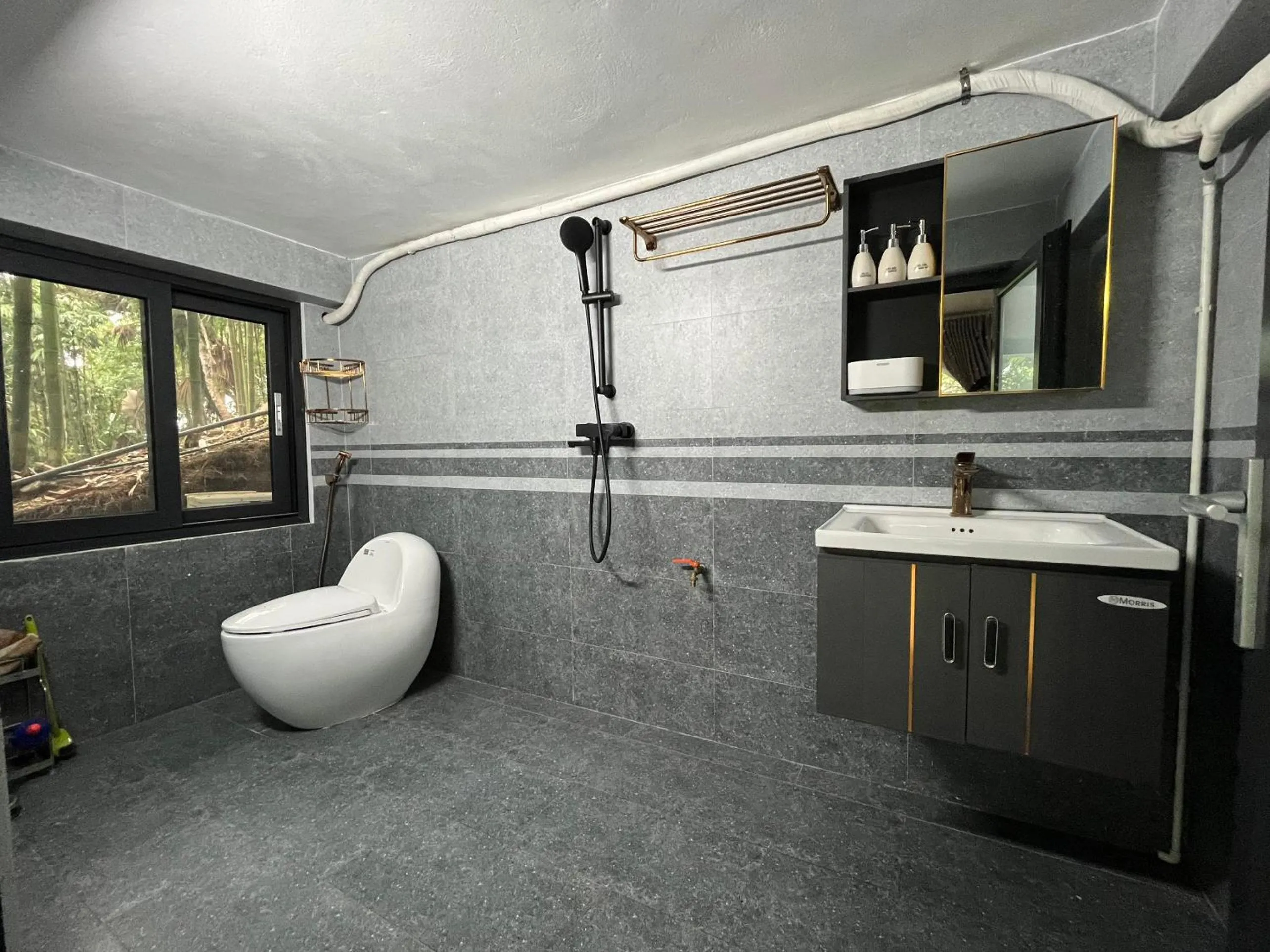 Shower in Lake House