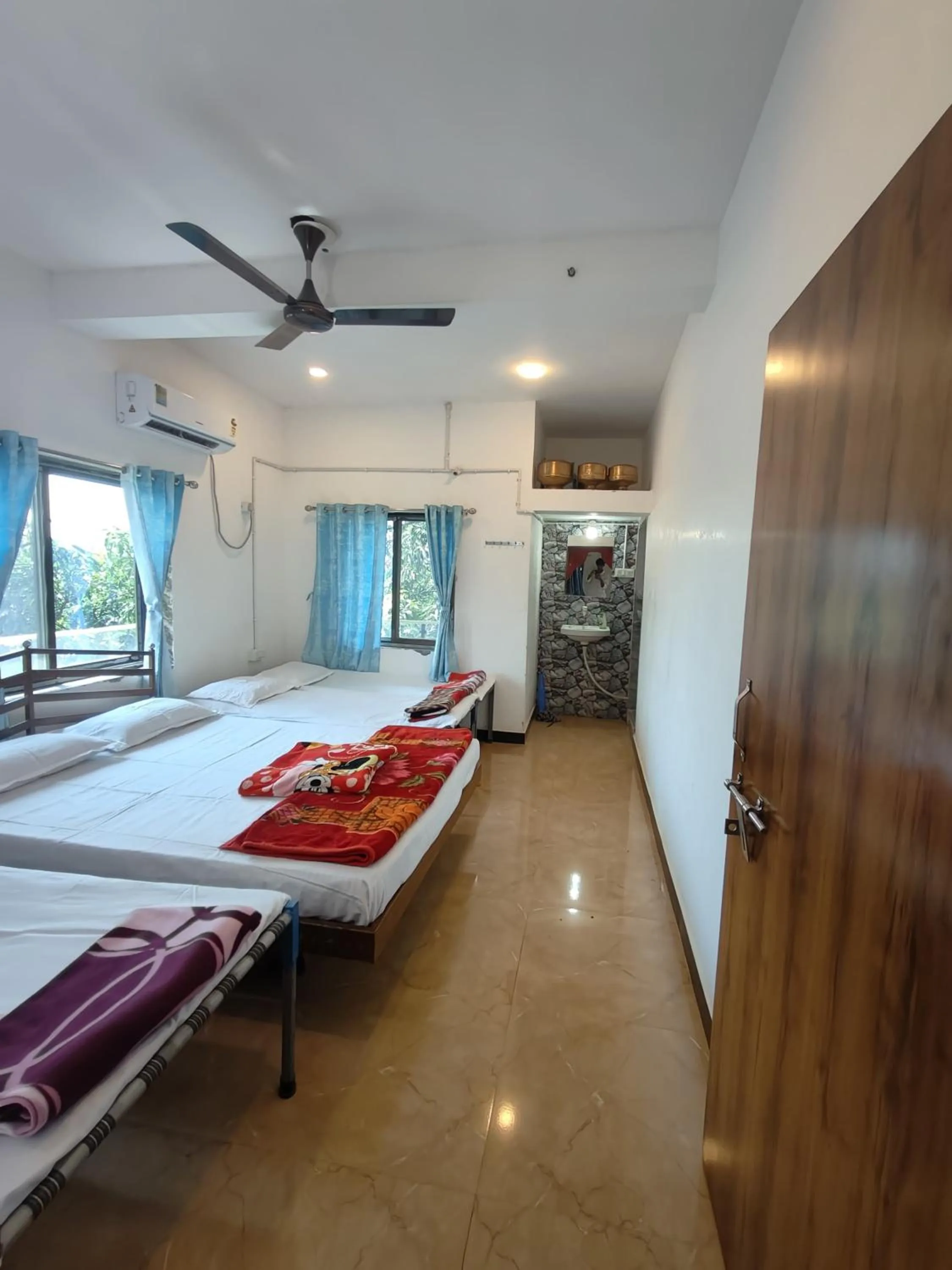 Bedroom, Bed in Gokul farm house