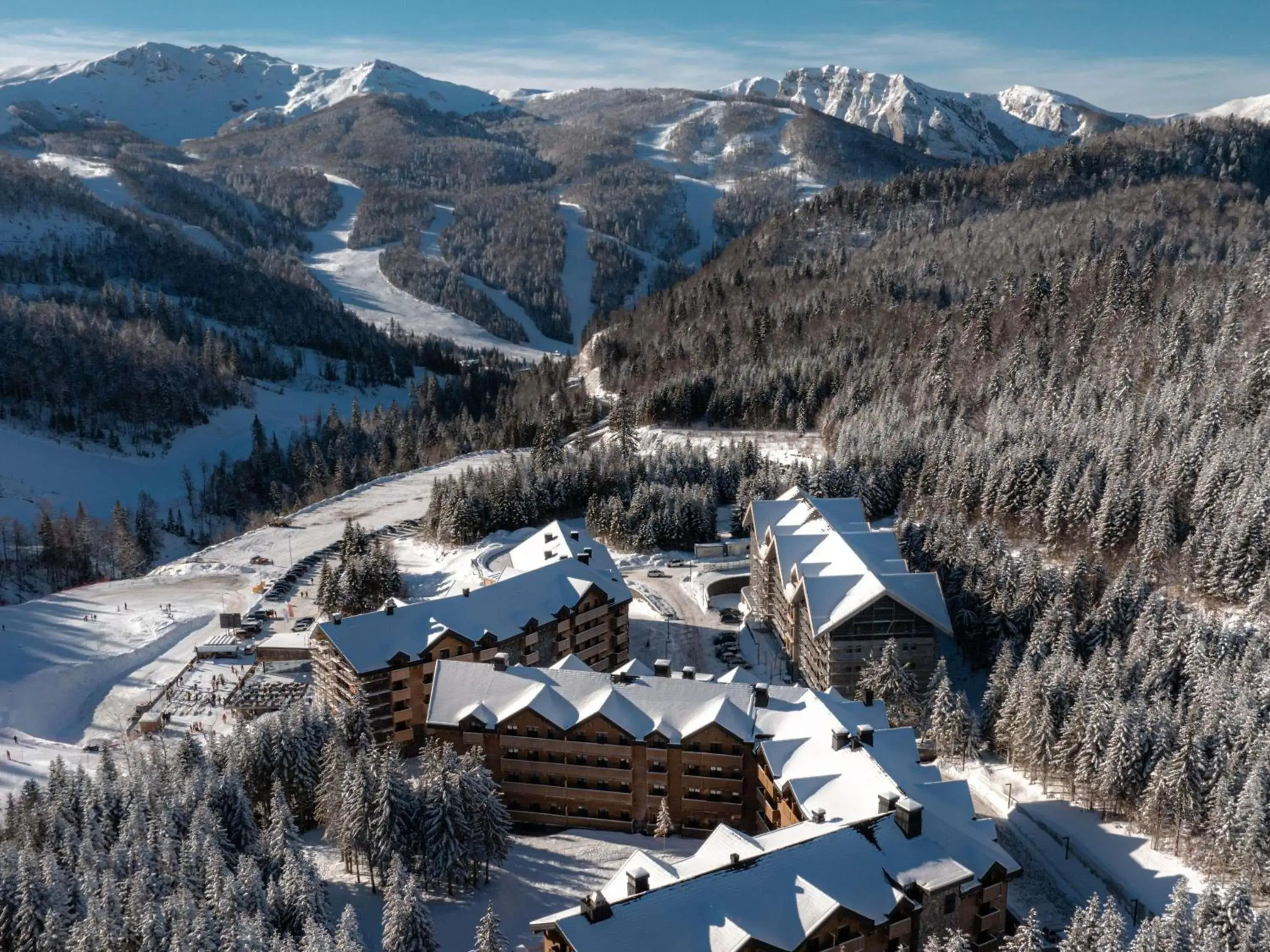 Property building in Swissôtel Resort Kolasin Property building in Swissôtel Resort Kolasin