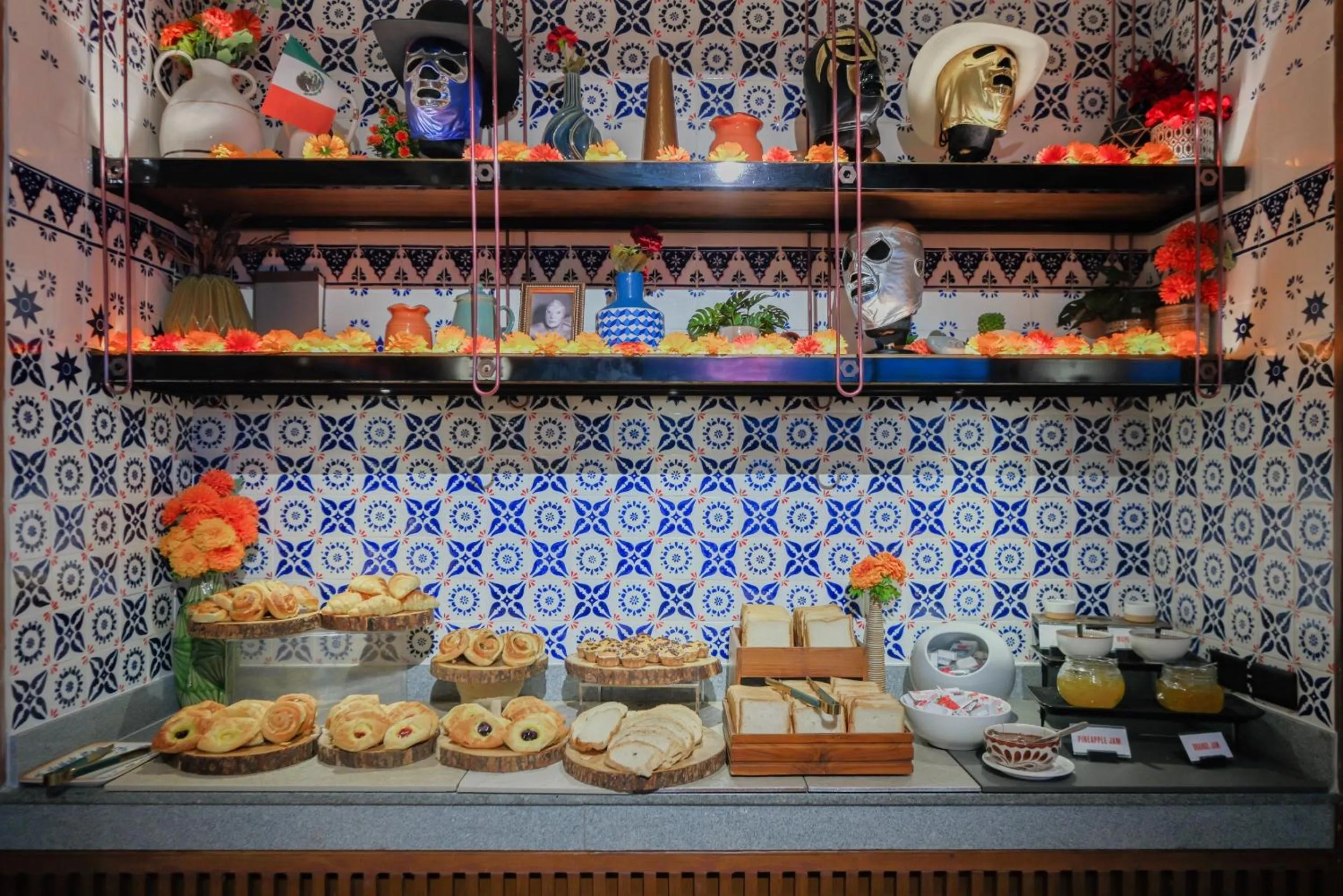 Buffet breakfast in Novotel Living Bangkok Sukhumvit Legacy