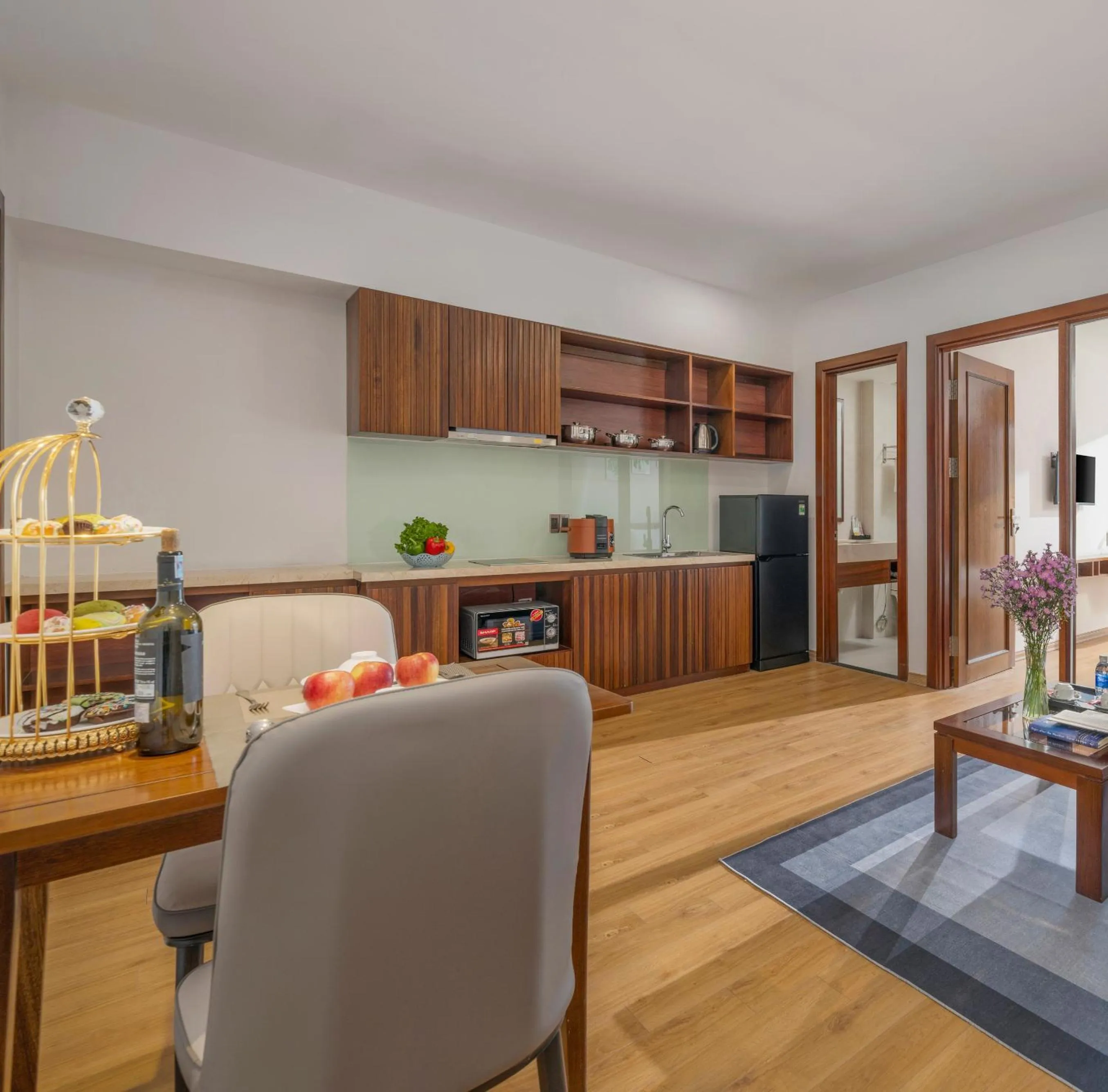 stove in Dana Boutique Hotel & Apartment