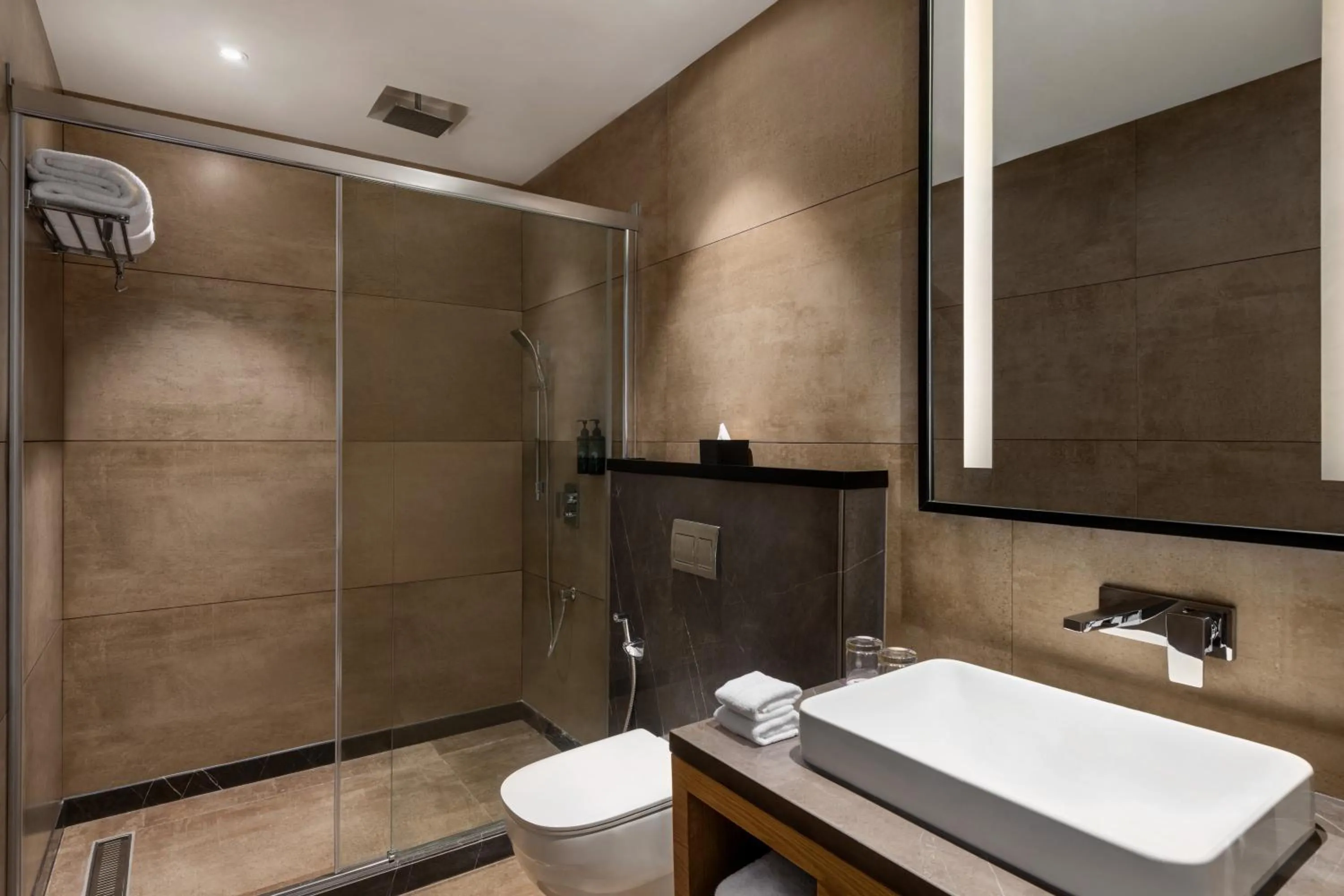 Shower in Ramada Encore by Wyndham Amritsar Airport