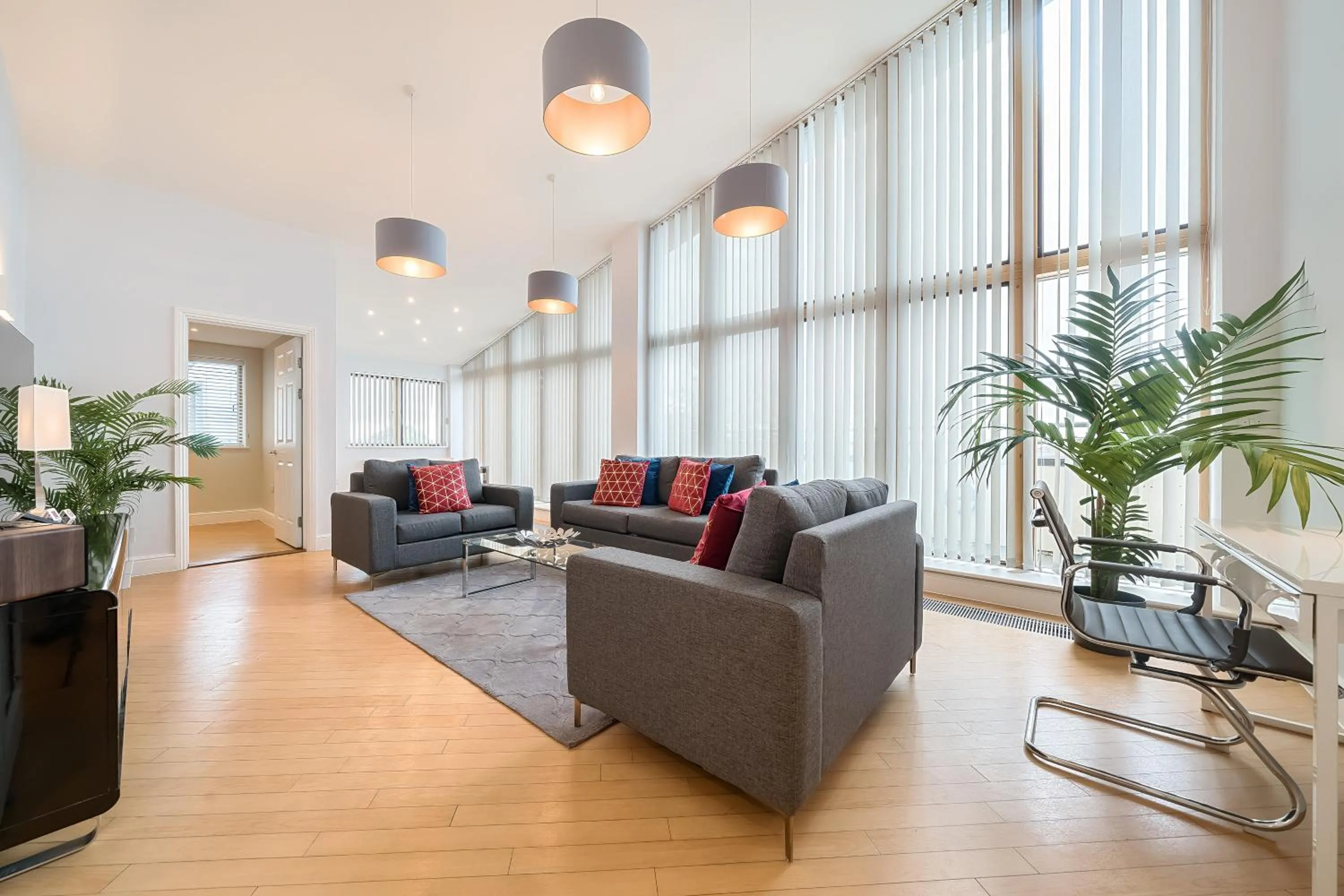 Living room in Roomspace Serviced Apartments - The Courtyard Penthouse