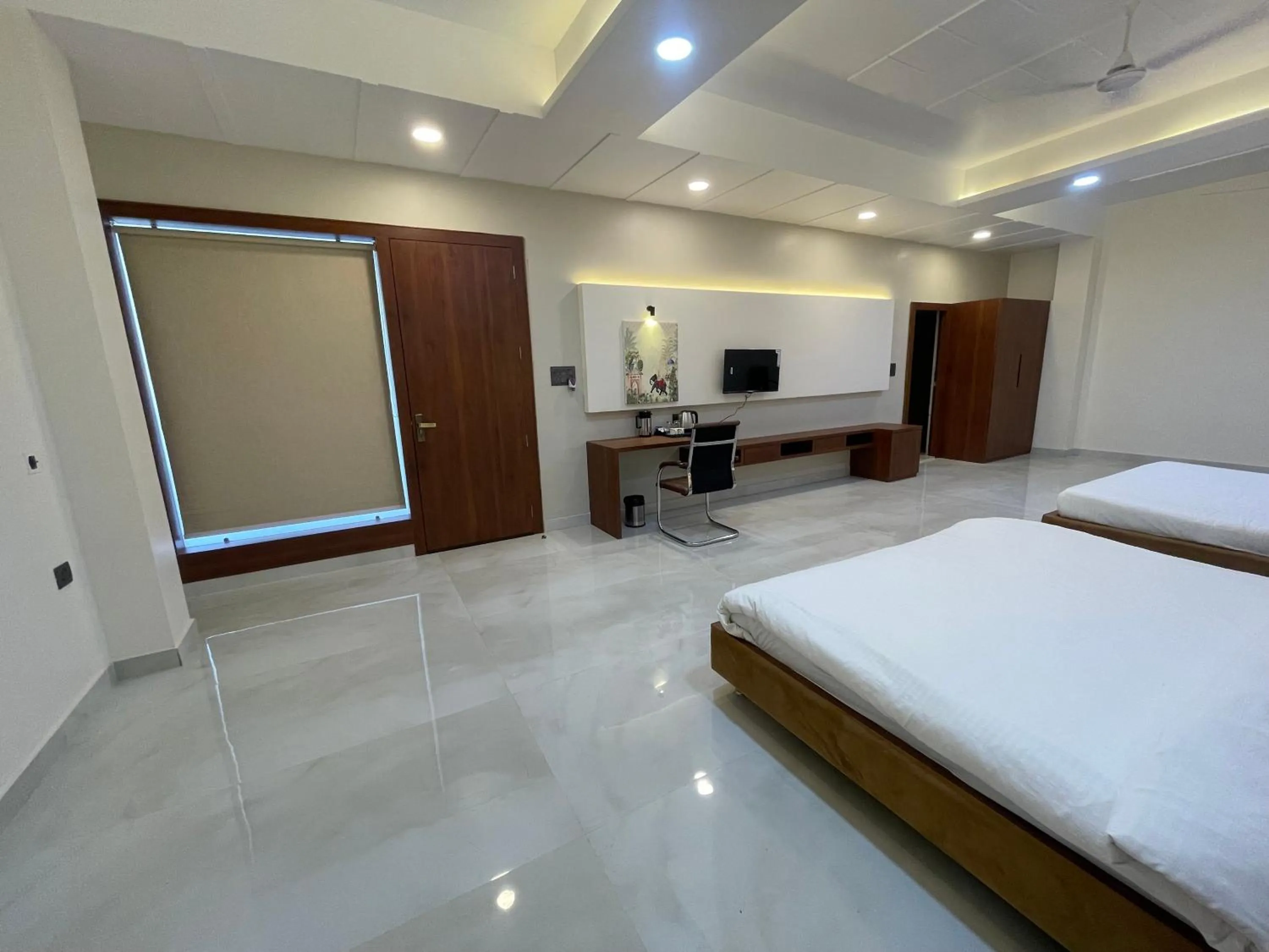 Bed in The Kedar Resort