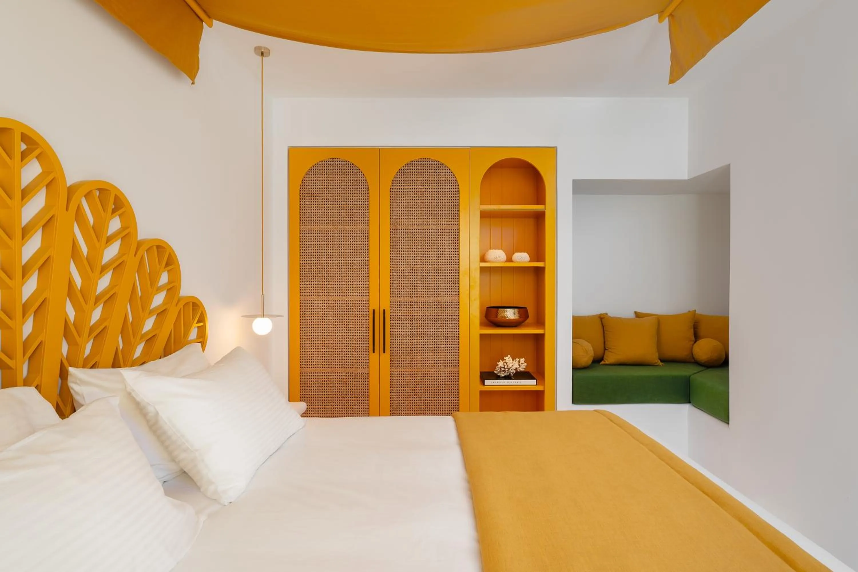 Bedroom, Bed in Croco Mykonos