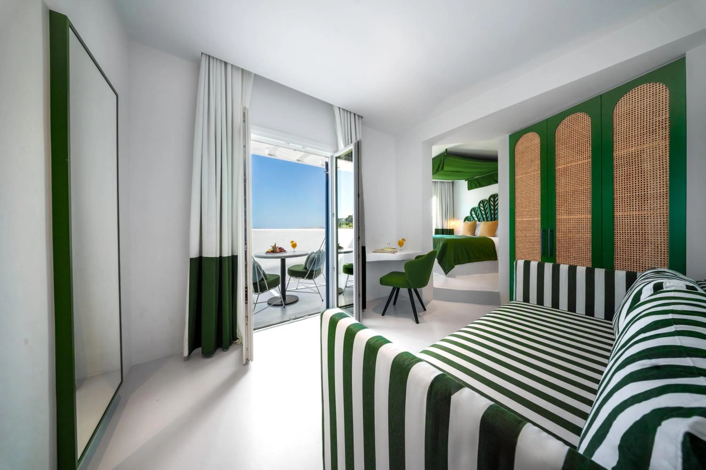 Bedroom, Bed in Croco Mykonos