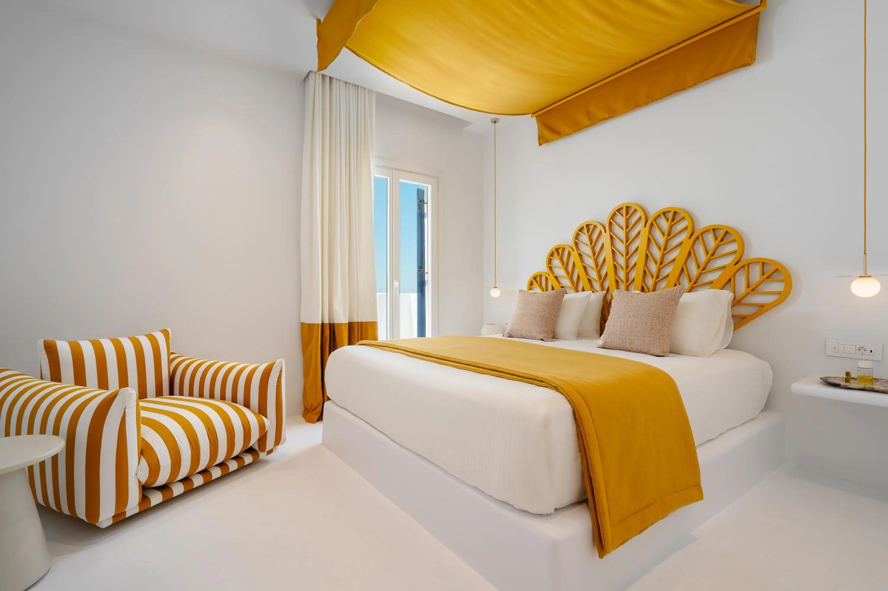 Bedroom, Bed in Croco Mykonos