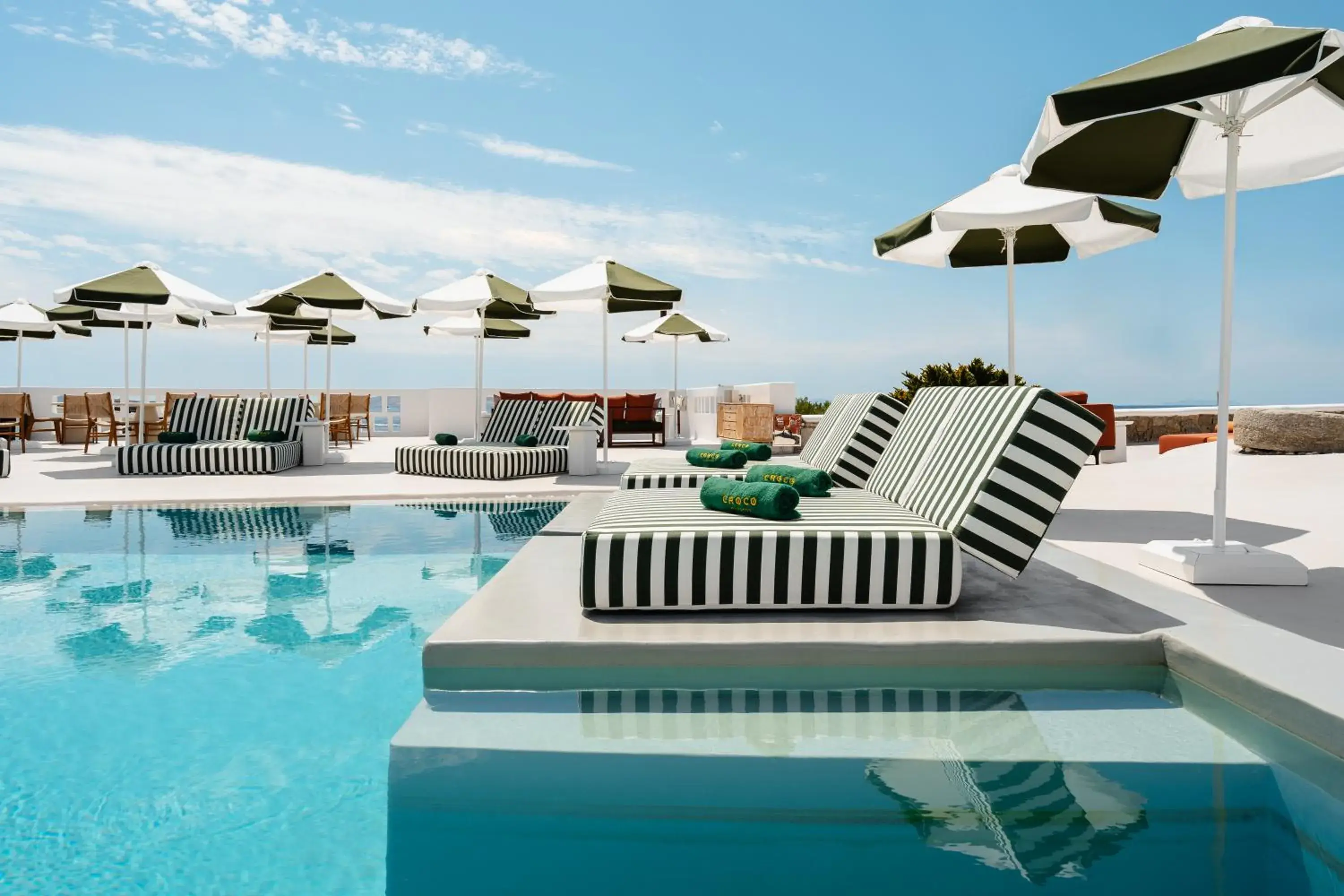 Swimming pool in Croco Mykonos Swimming pool in Croco Mykonos