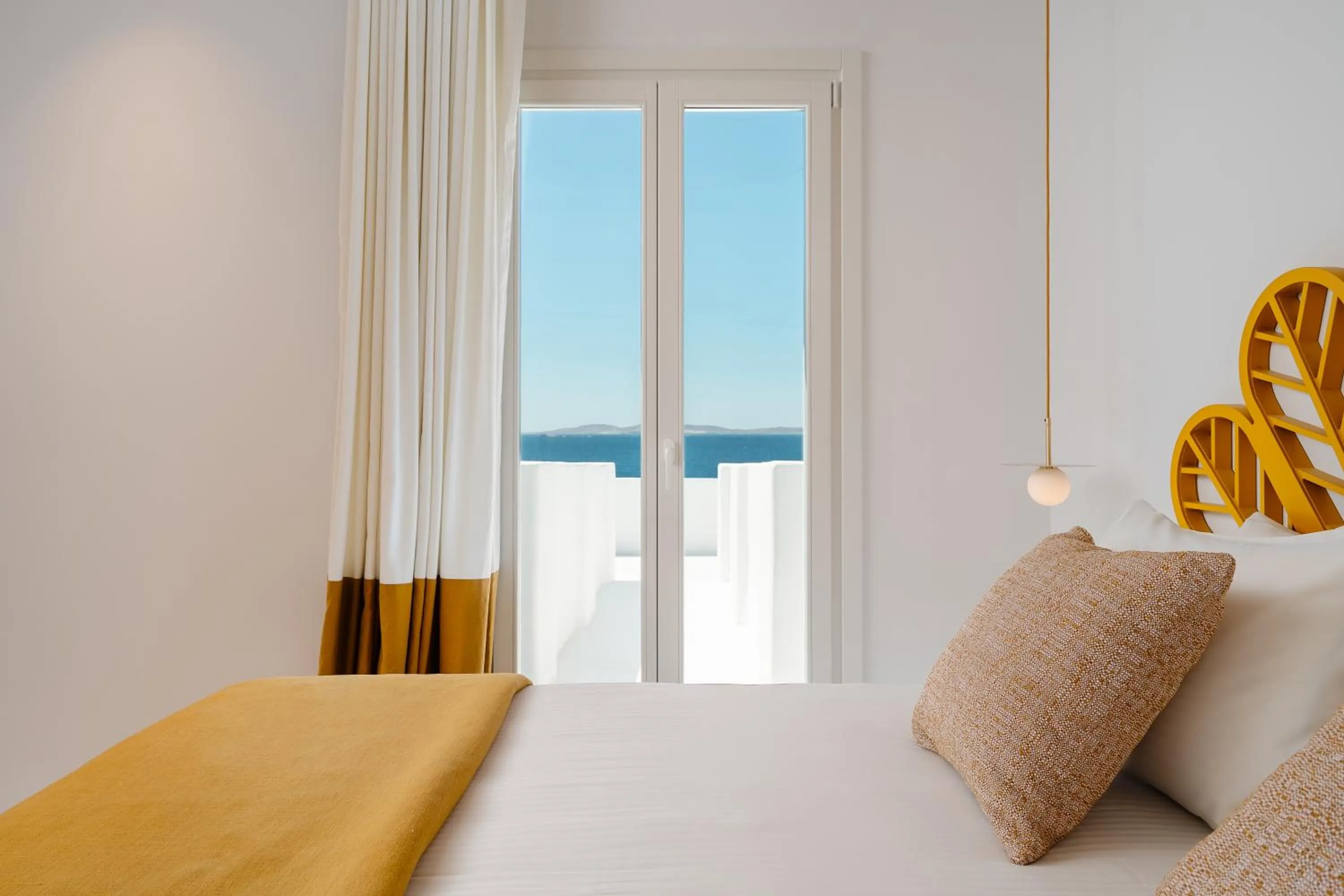 Sea view, Bed in Croco Mykonos
