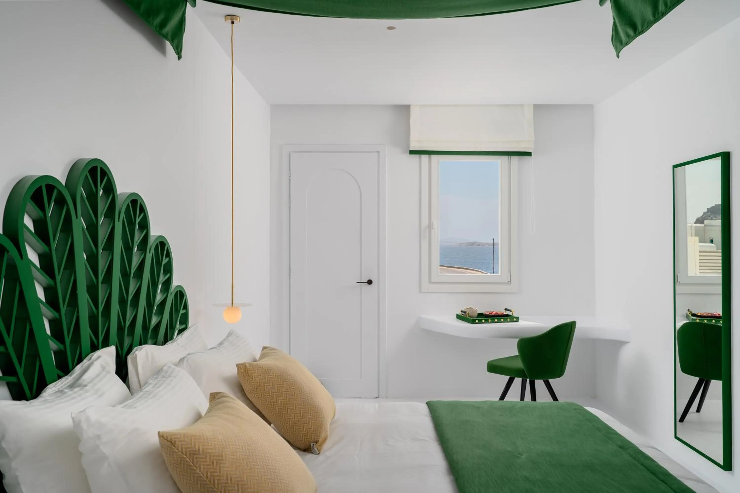 Bedroom, Bed in Croco Mykonos