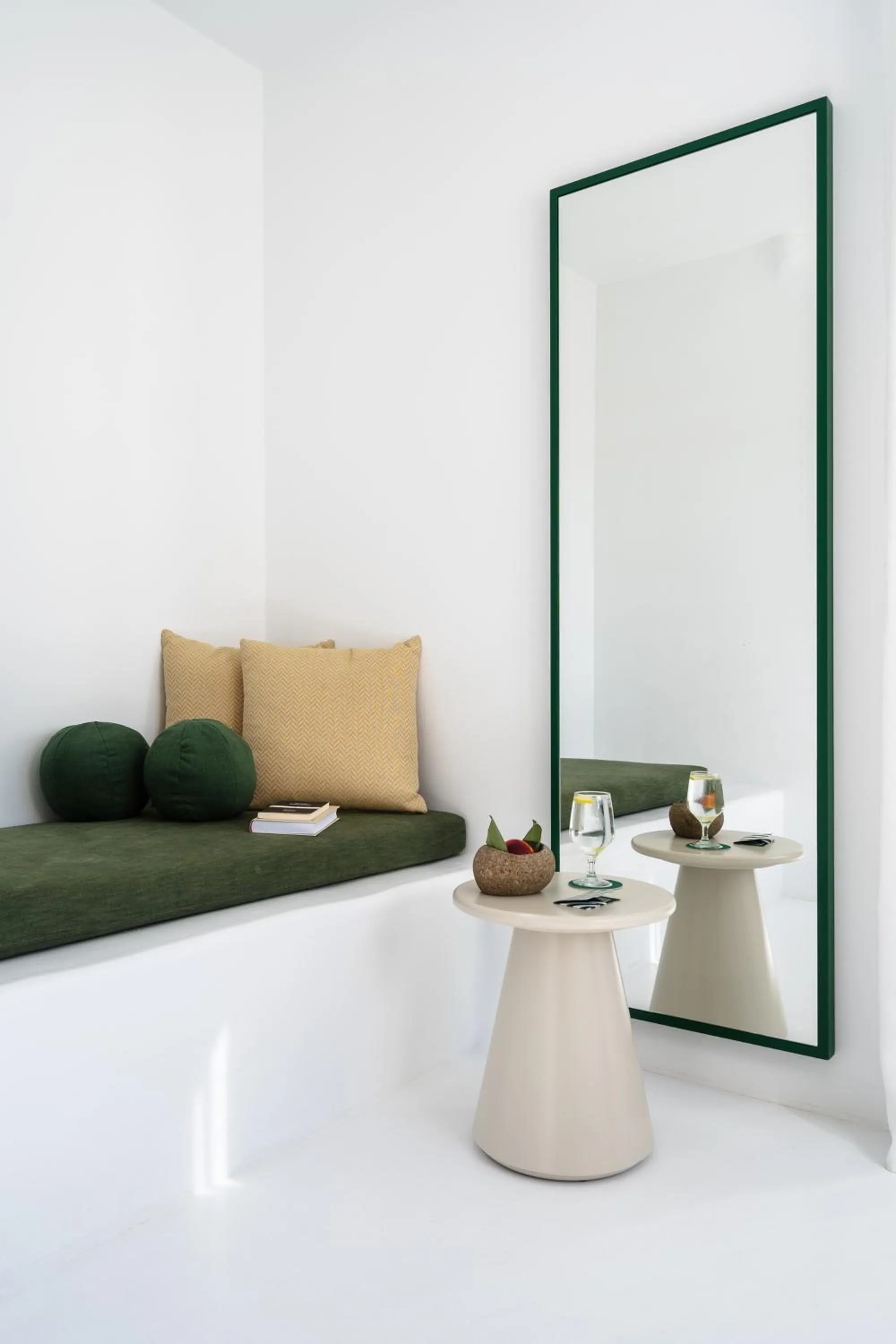 Seating area in Croco Mykonos