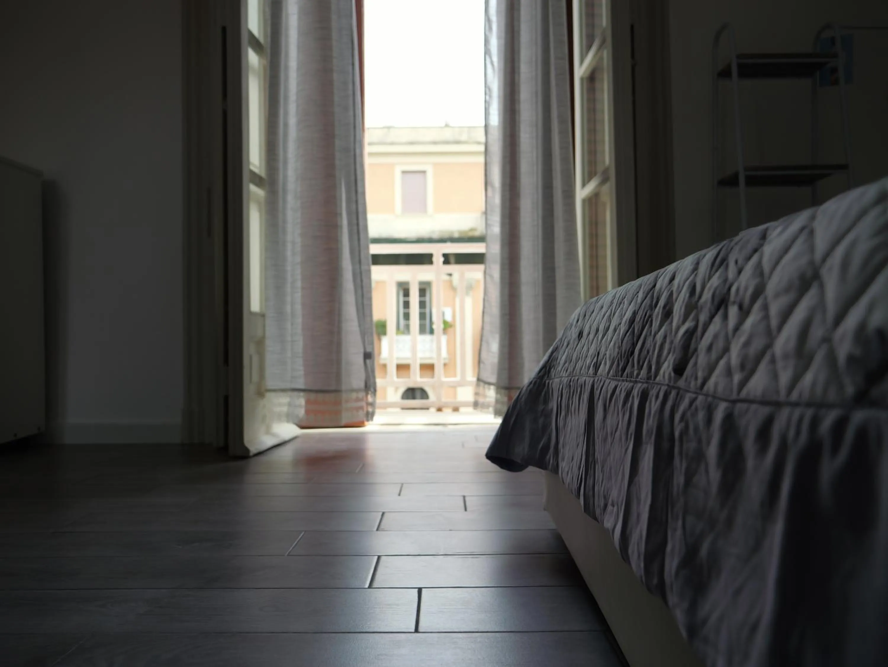 Balcony/Terrace, Bed in Corso Umberto 22 Guest House