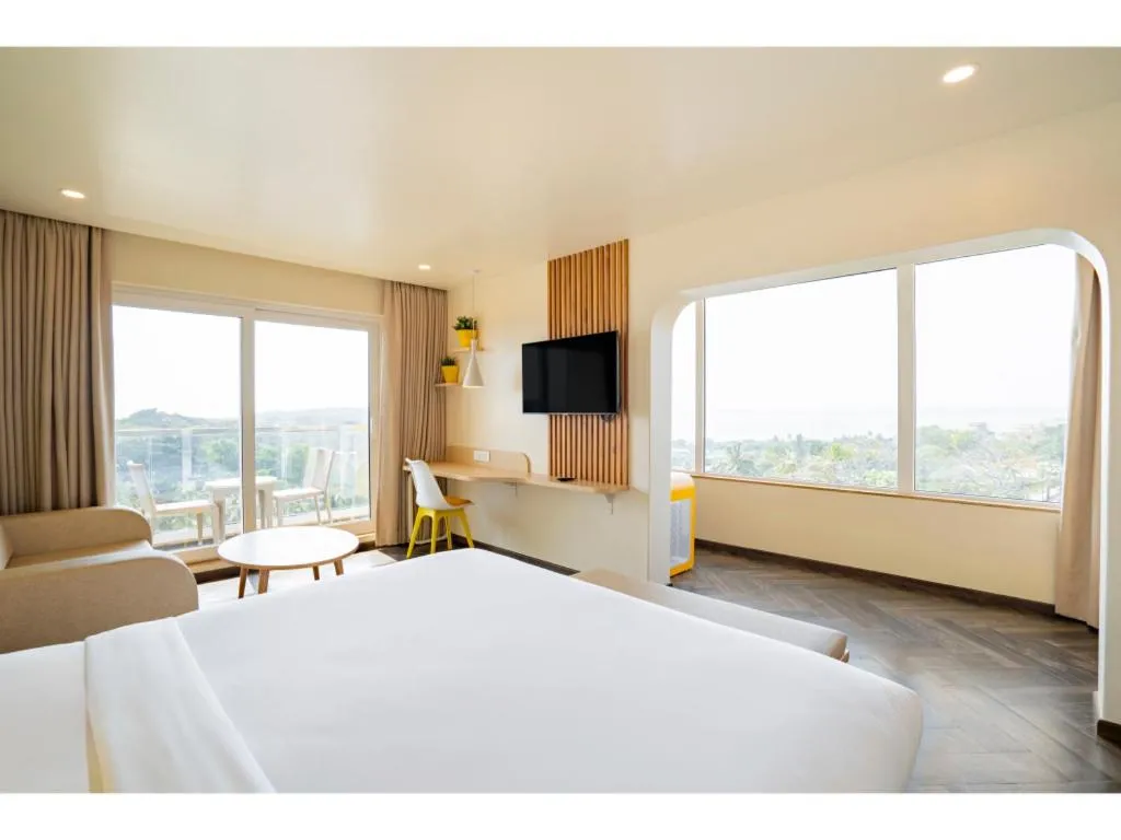 Bedroom, Bed in Bloom Hotel - Dona Paula