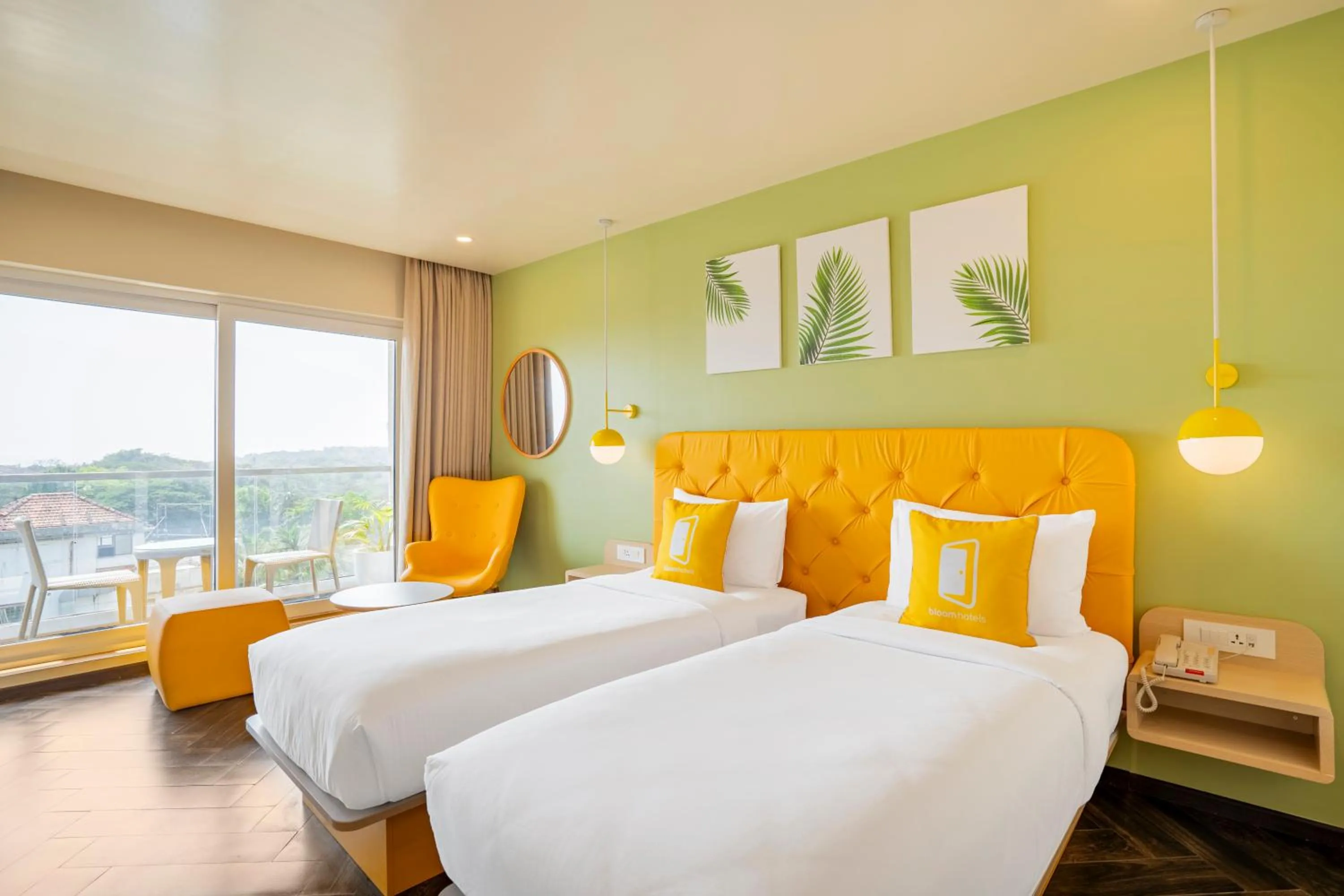 Bedroom, Bed in Bloom Hotel - Dona Paula