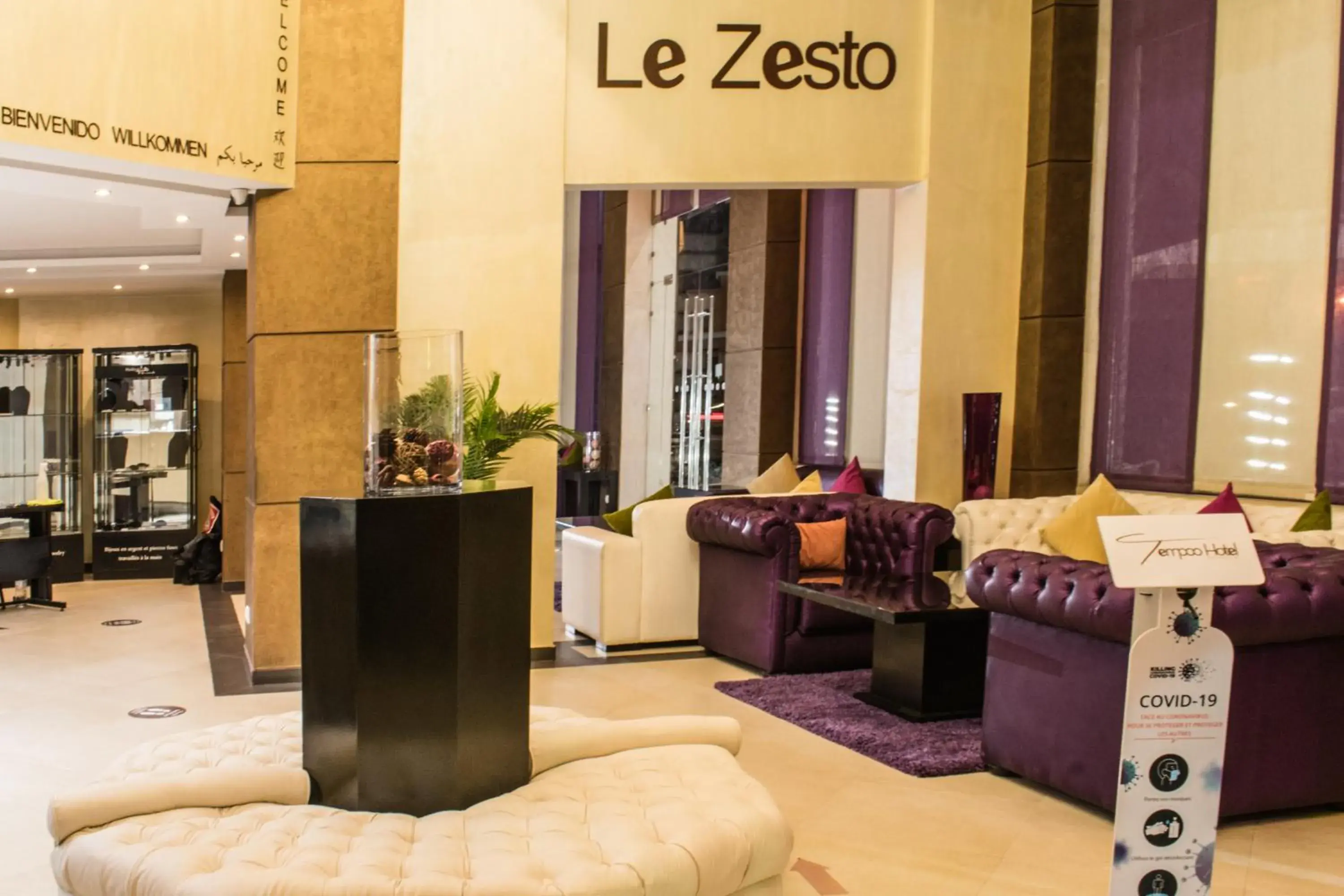 Lobby or reception in Tempoo Hotel Marrakech City Centre Adults Only