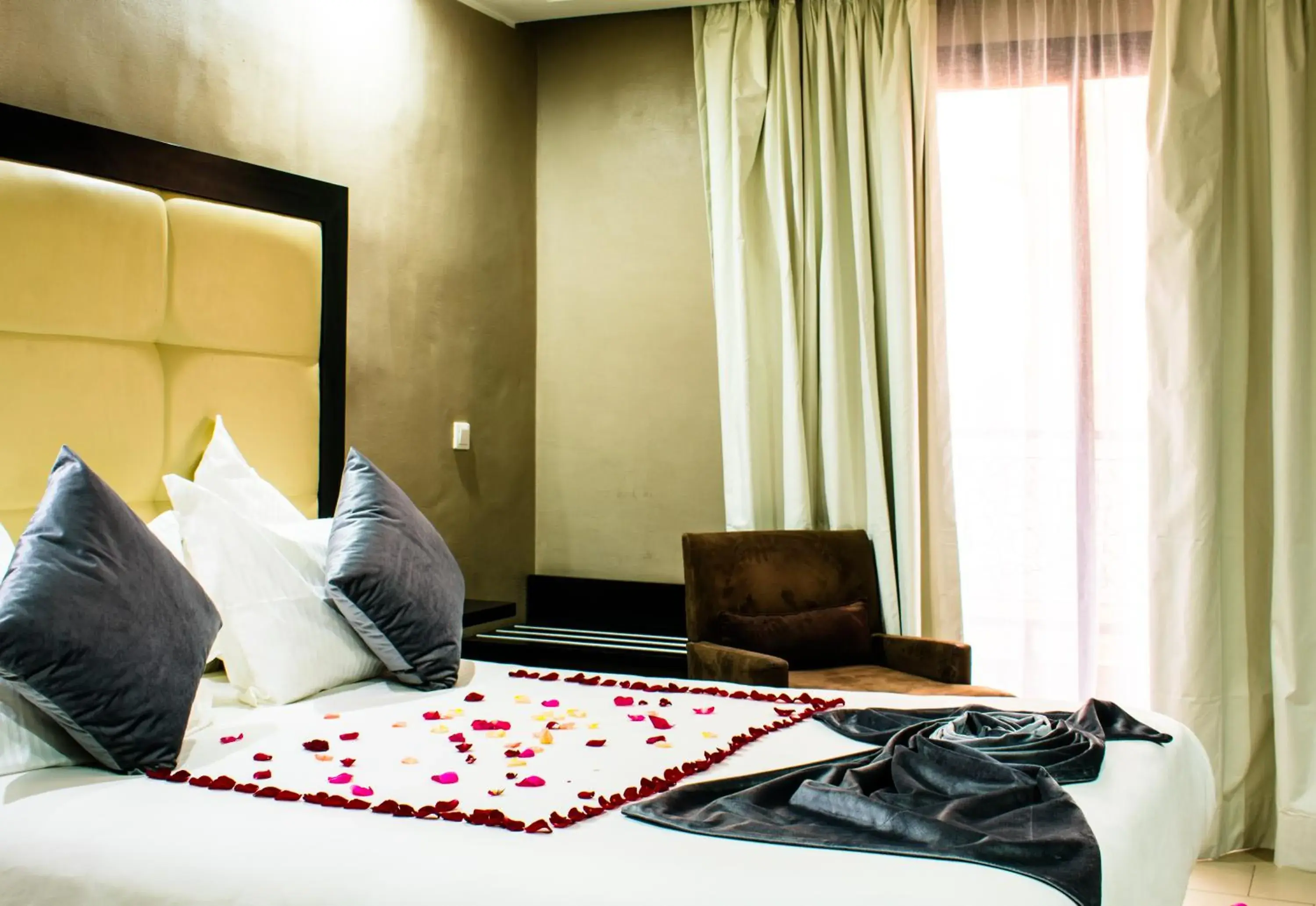 Bed in Tempoo Hotel Marrakech City Centre Adults Only