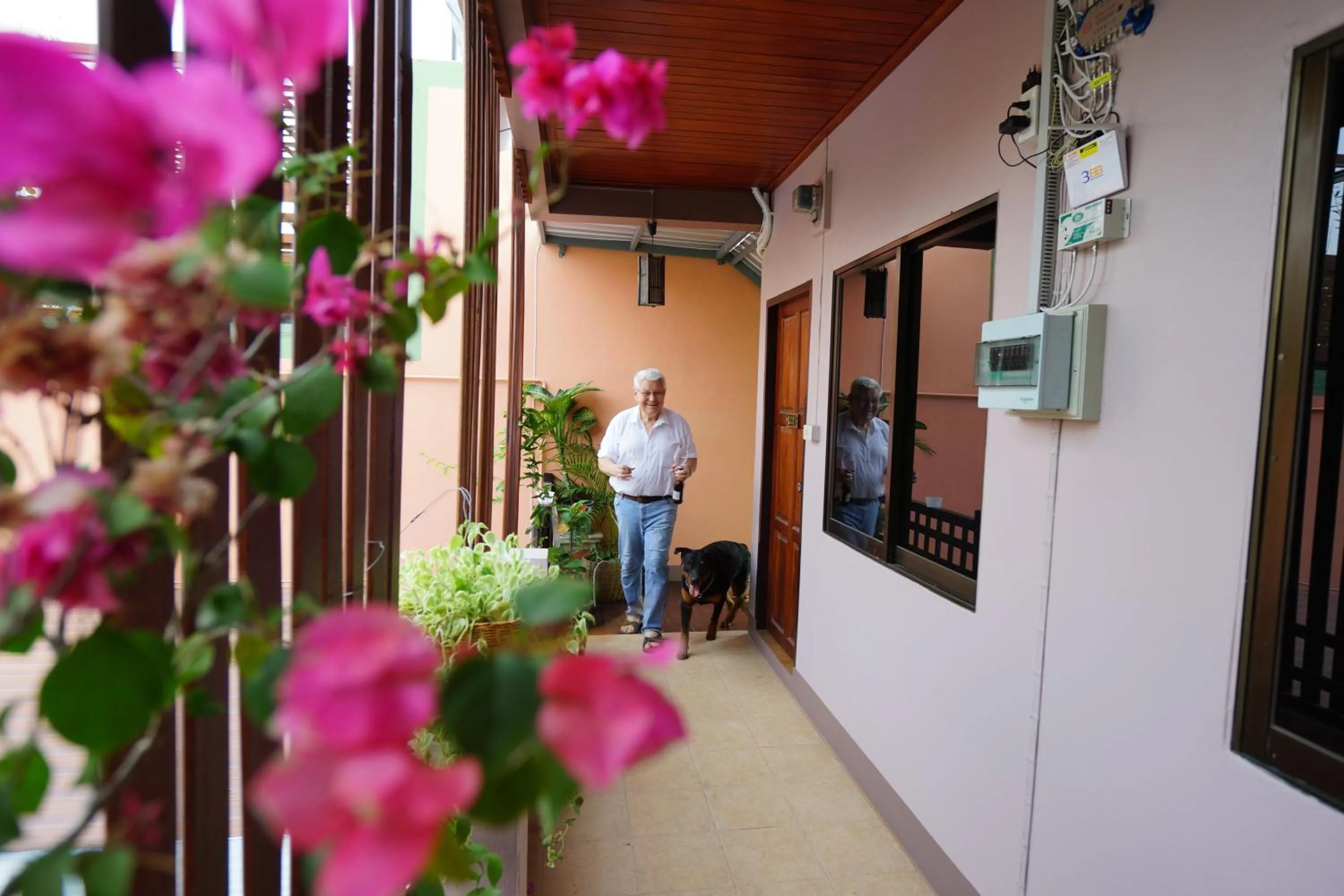 Balcony/Terrace in Baitong Homestay