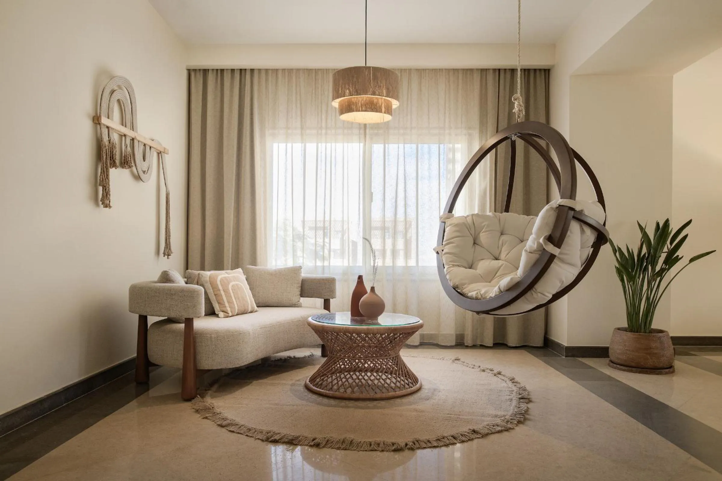 Seating area in The Zen Wellness Resort