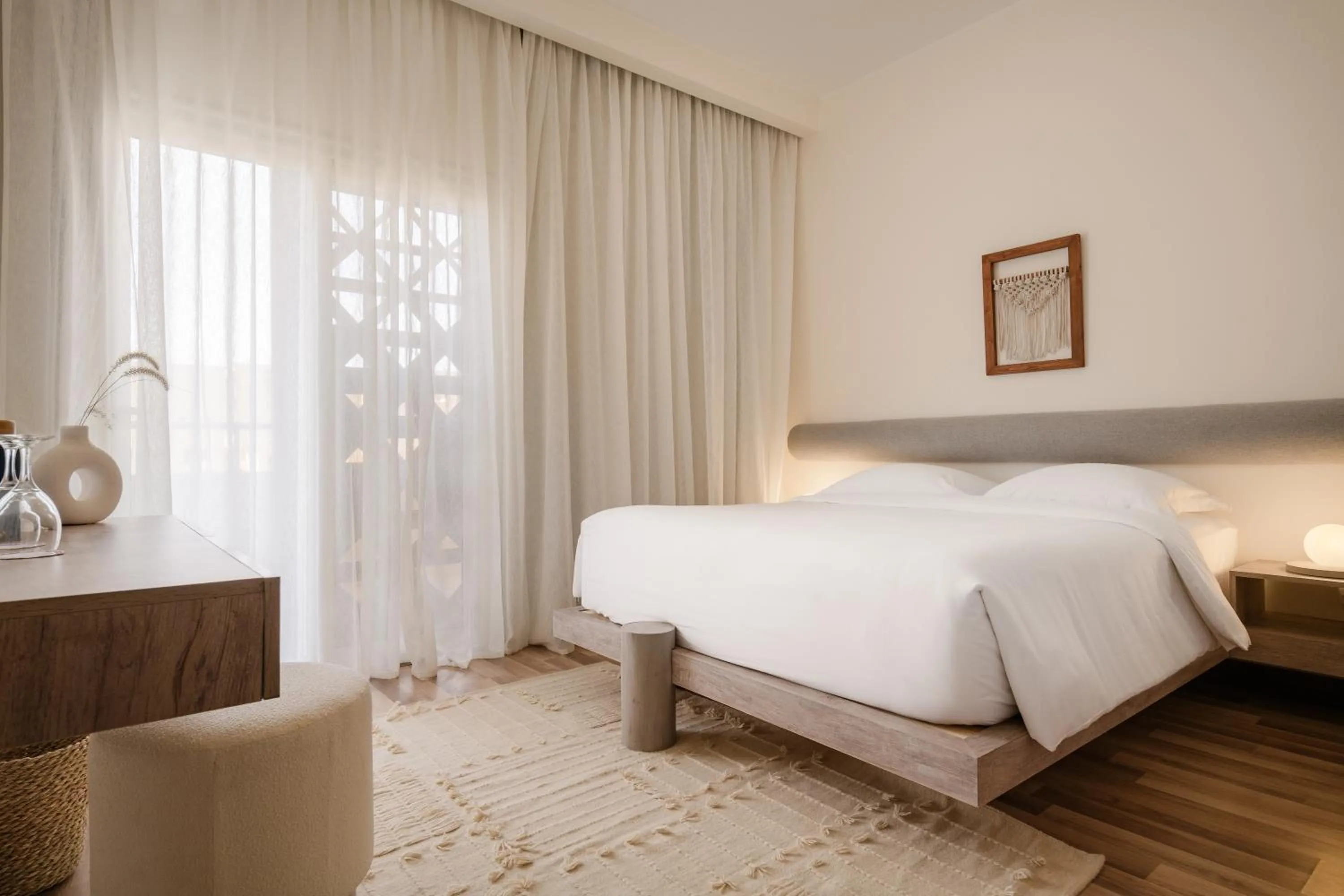 Bed in The Zen Wellness Resort