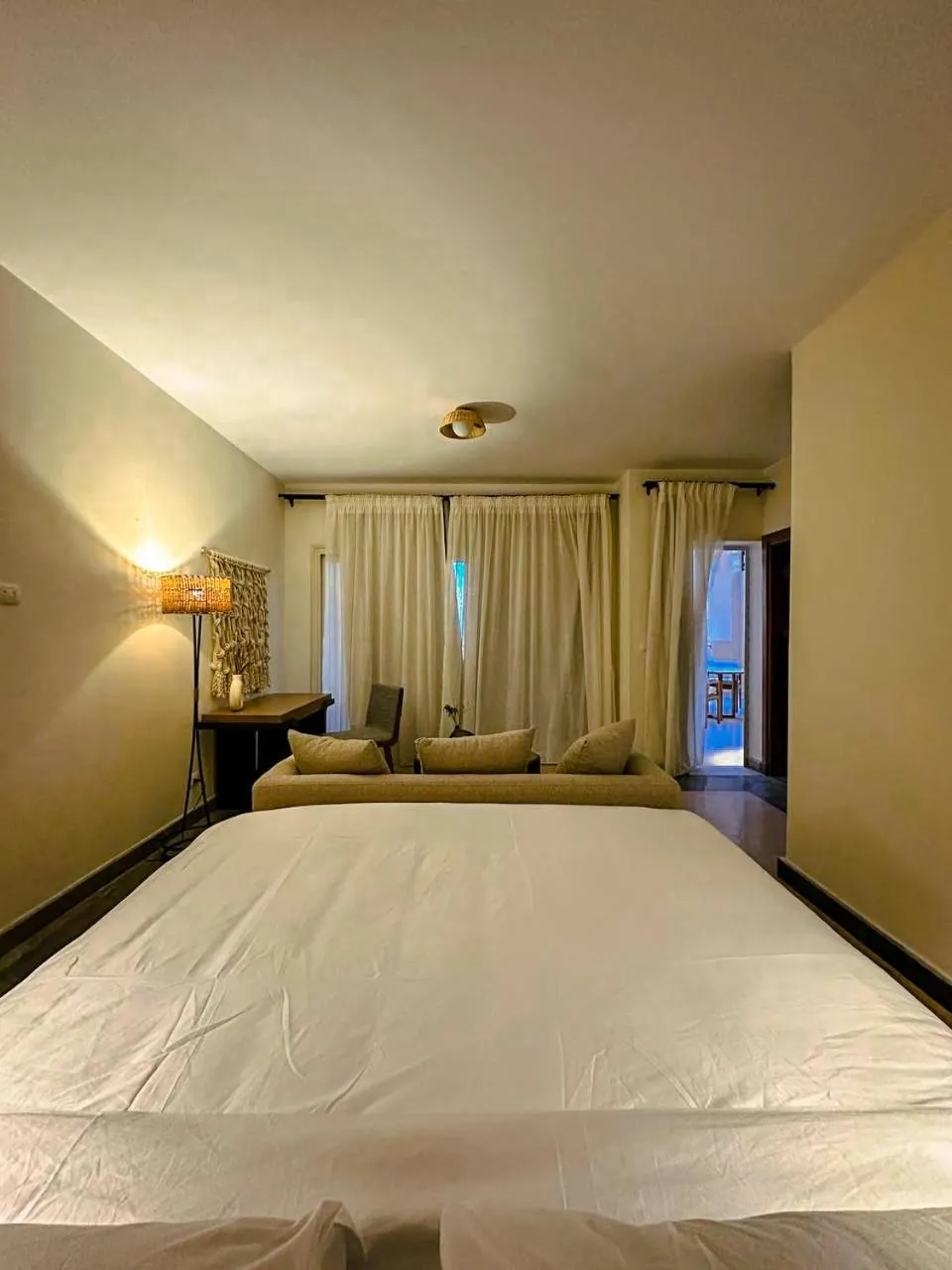 Bed in The Zen Wellness Resort