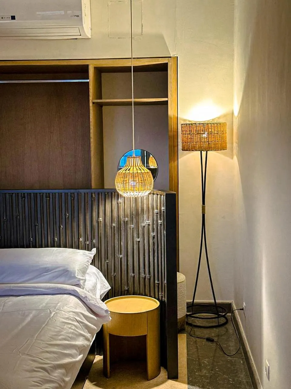 Bed in The Zen Wellness Resort