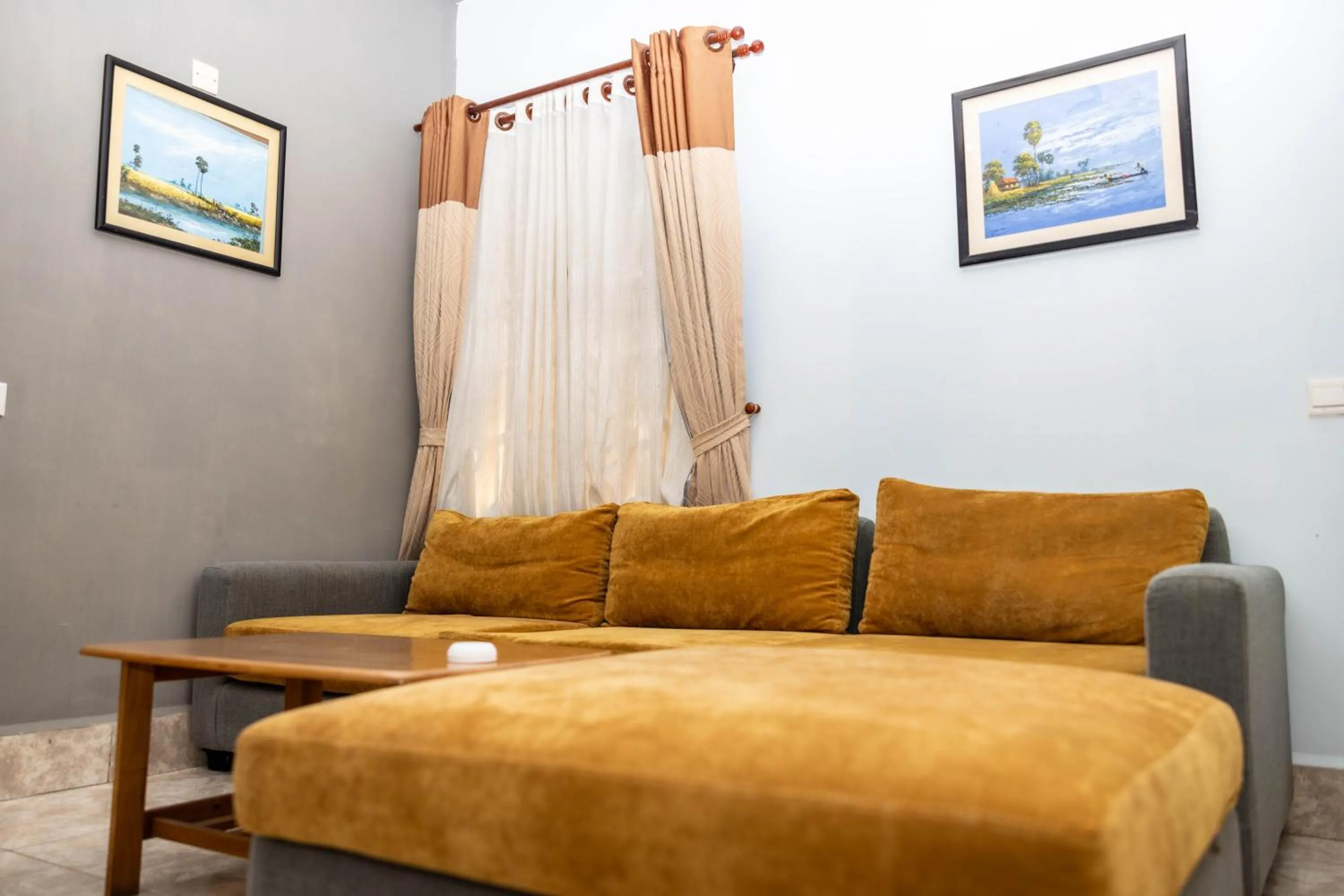 Seating area in Villa Grange