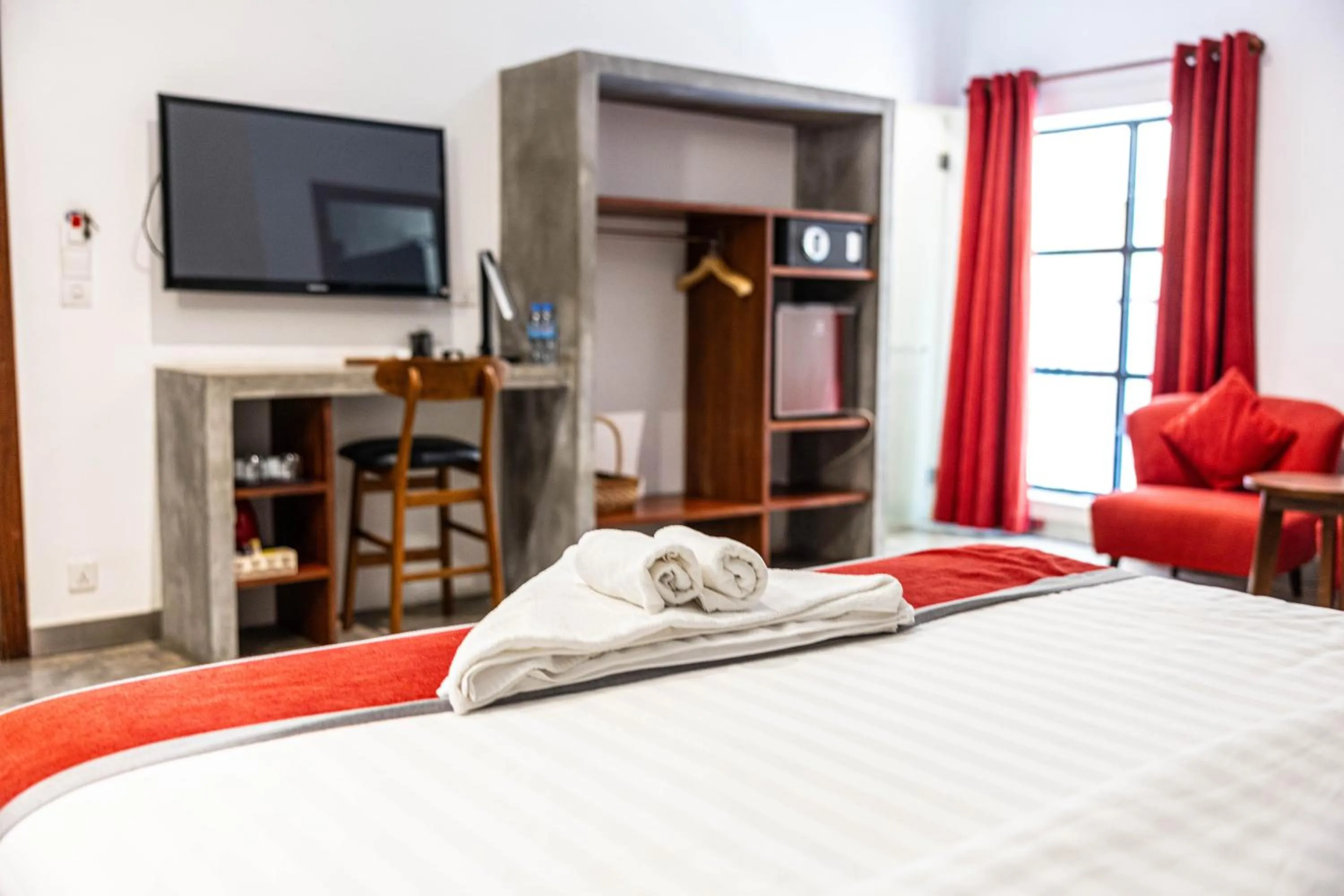 Bedroom, Bed in Villa Grange