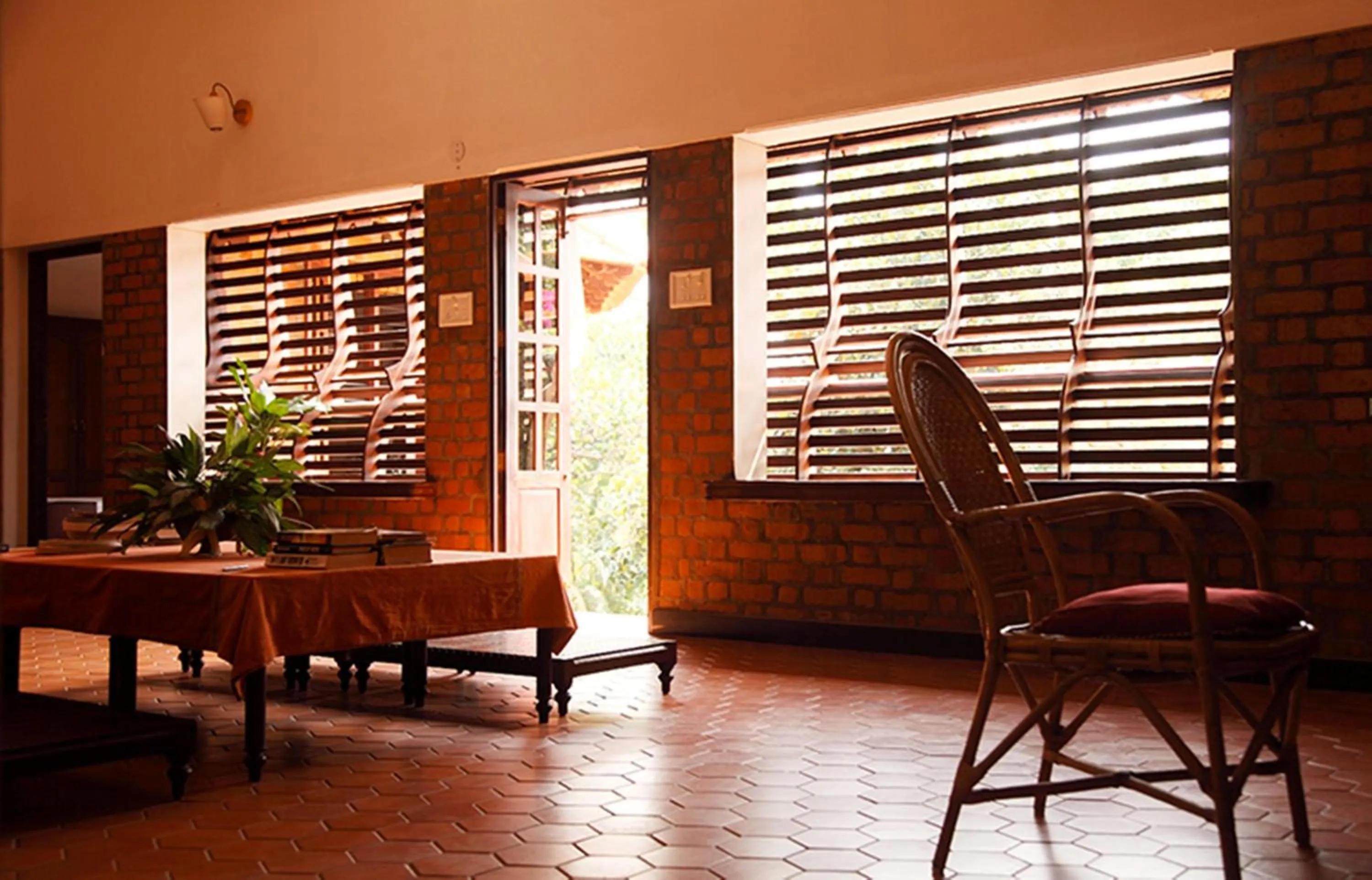 Library in Amrutham Ayurvedic Village Resort