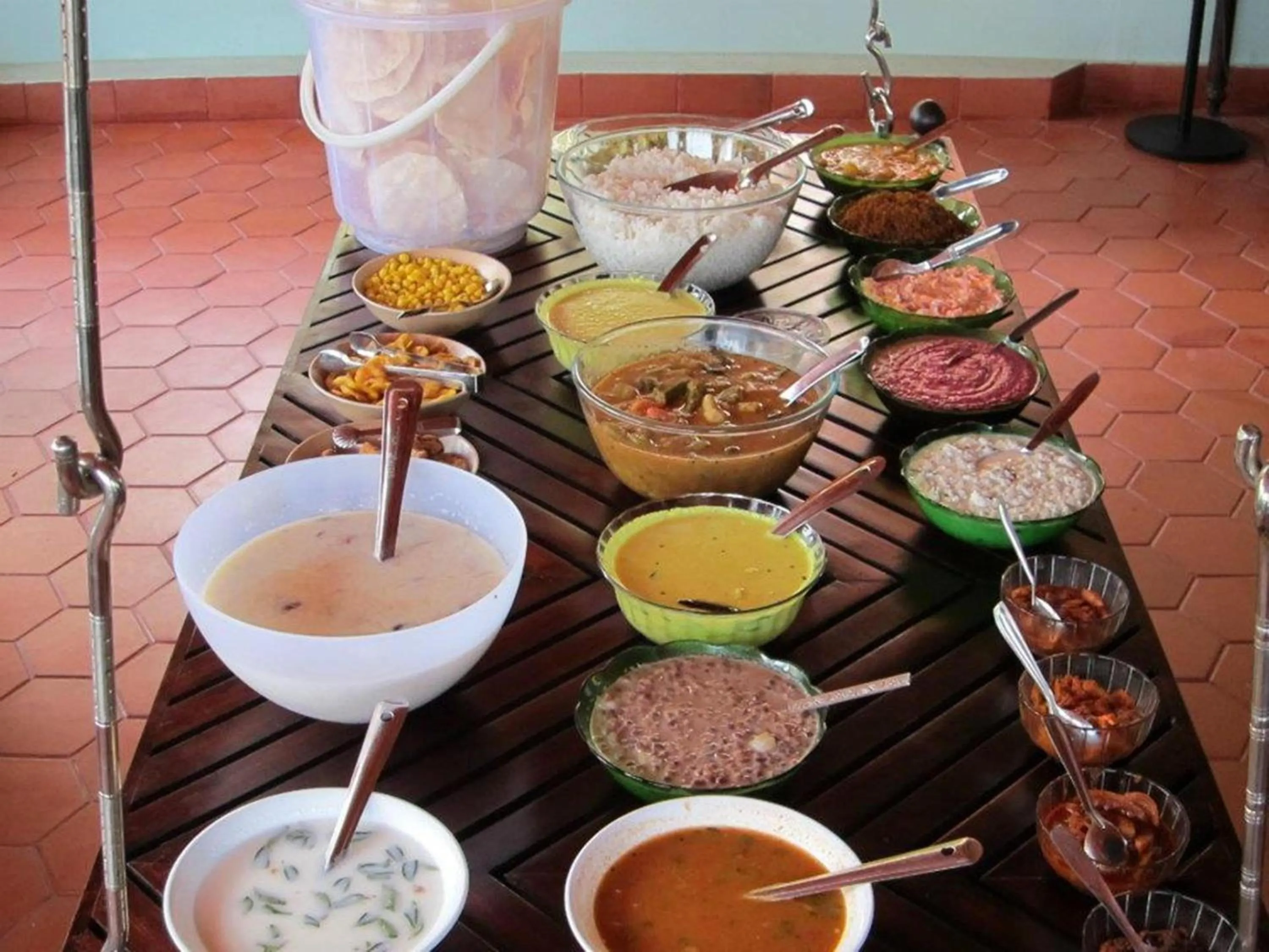 Food close-up in Amrutham Ayurvedic Village Resort