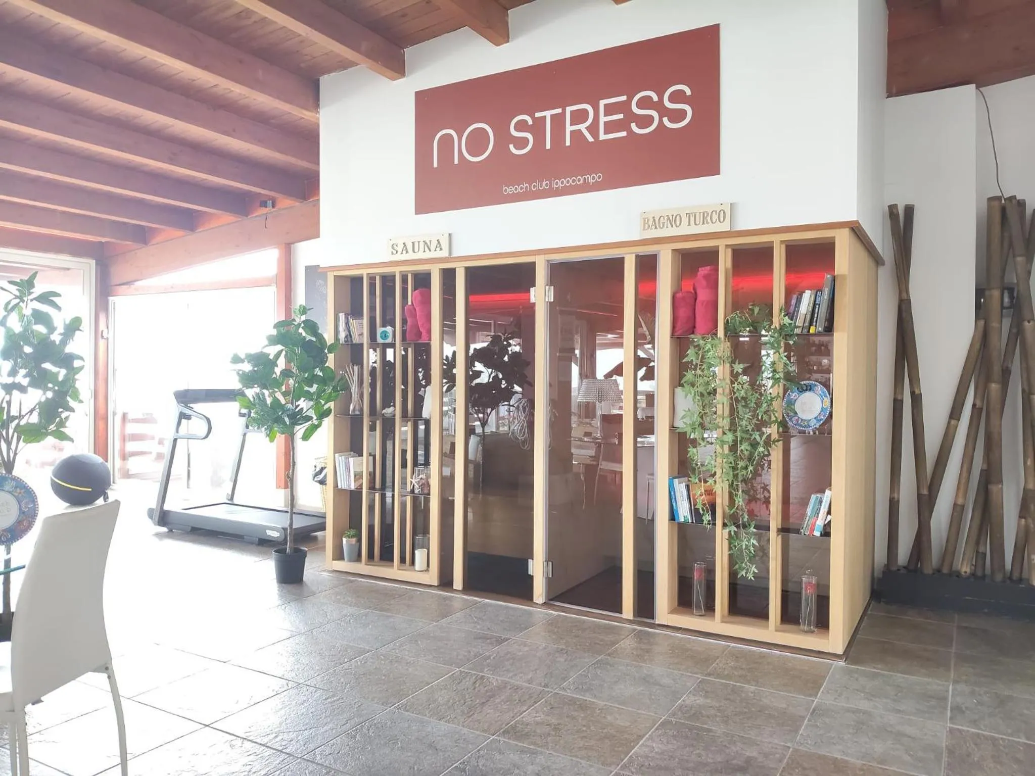 Sauna in Beach Club Ippocampo