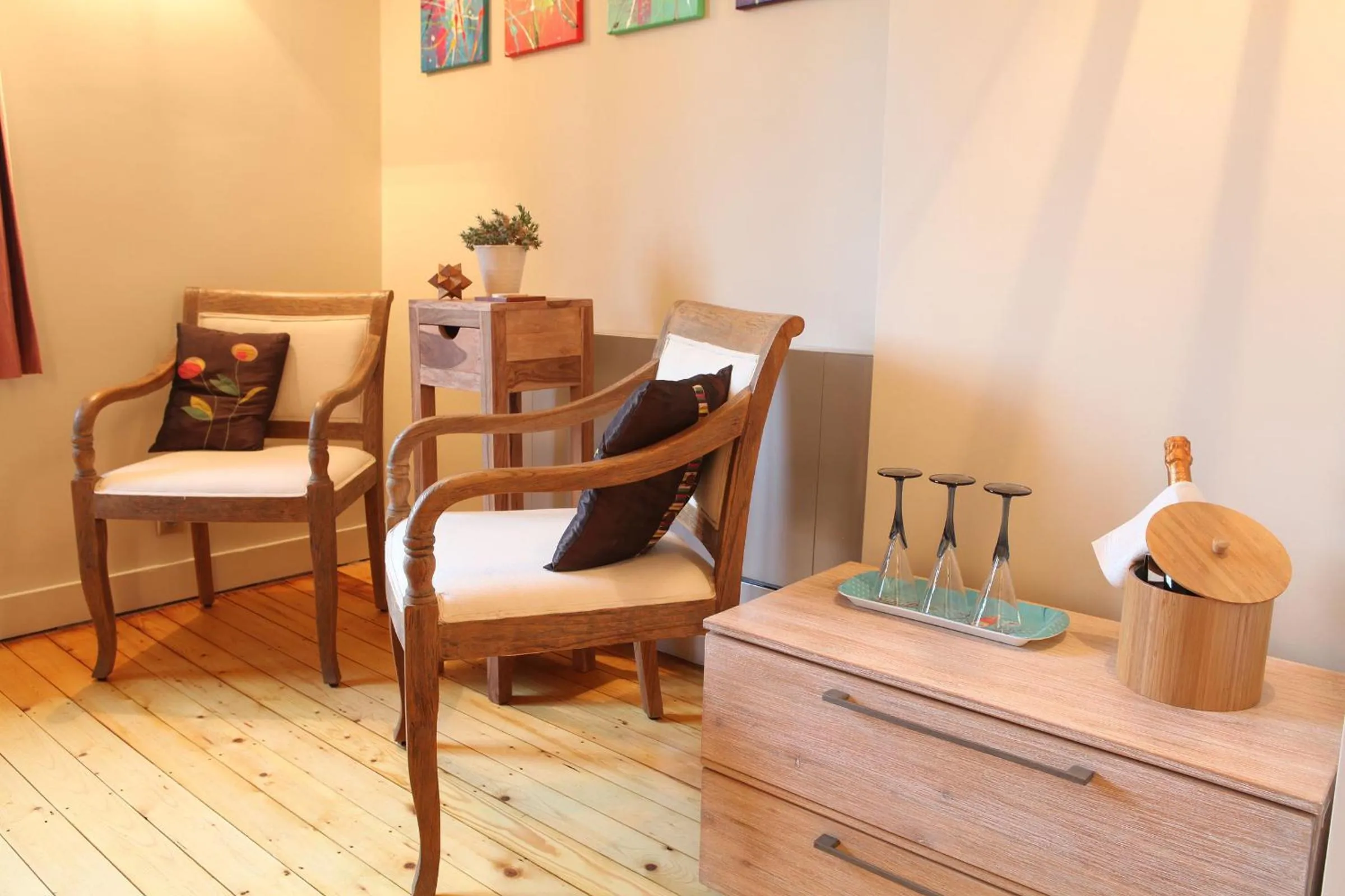 Seating area in B&B Villa Emma