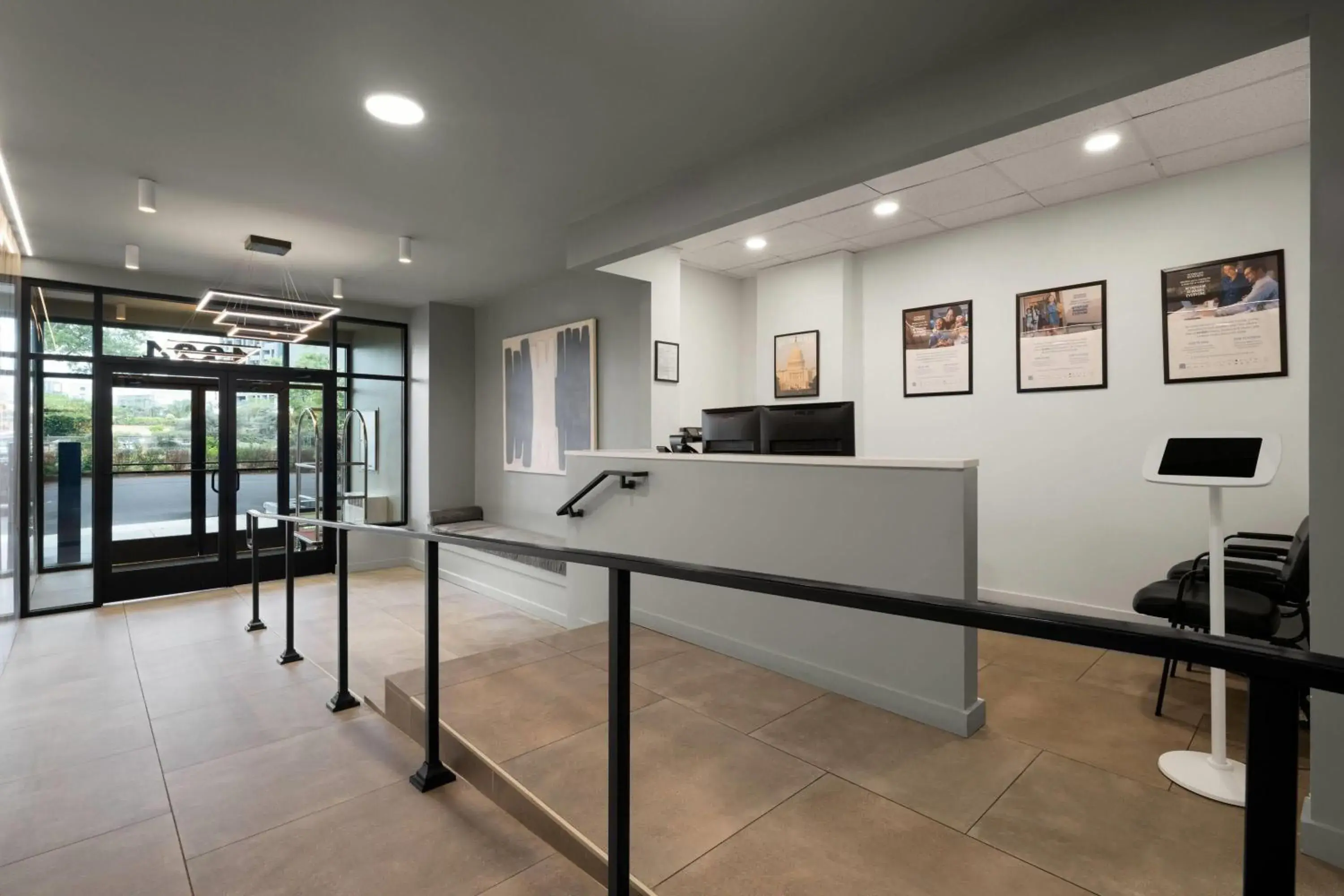 Lobby or reception in Reside NoMa, a Wyndham Residence Lobby or reception in Reside NoMa, a Wyndham Residence