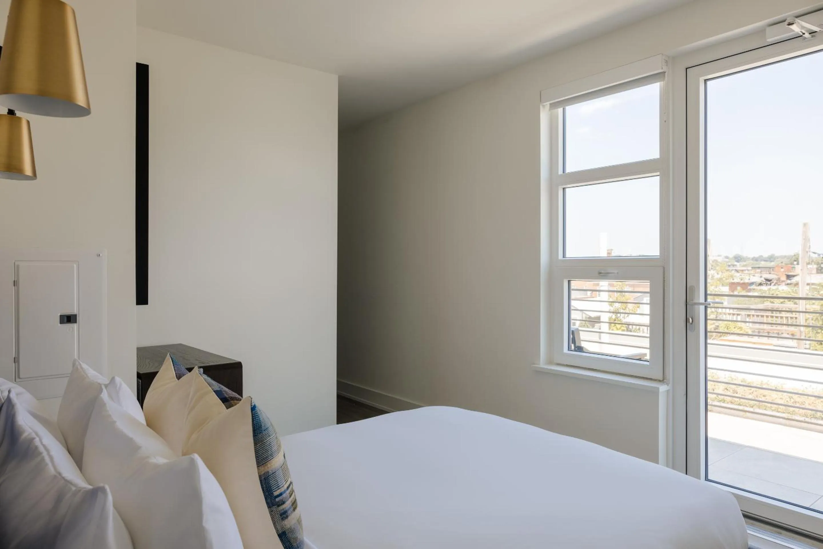 Bedroom, Bed in Reside NoMa, a Wyndham Residence