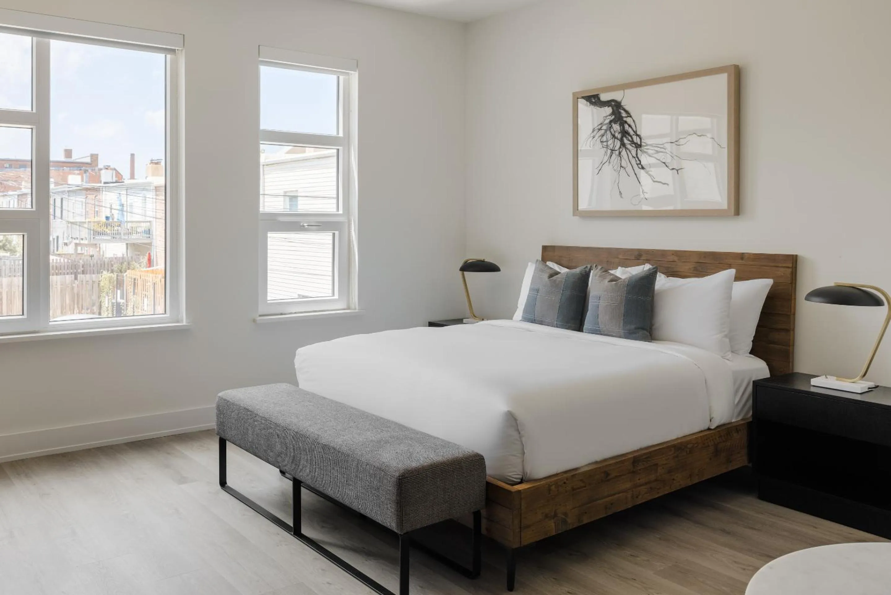 Bedroom, Bed in Reside NoMa, a Wyndham Residence