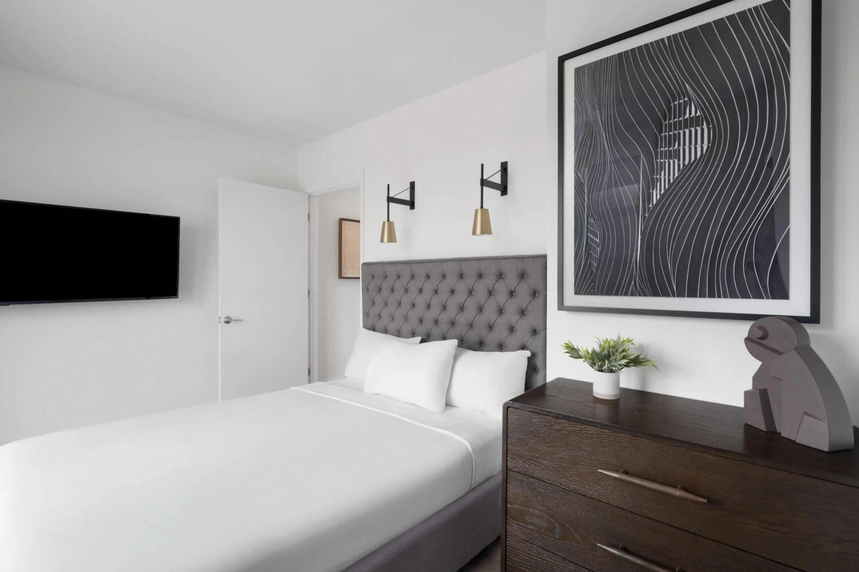 Bed in Reside NoMa, a Wyndham Residence