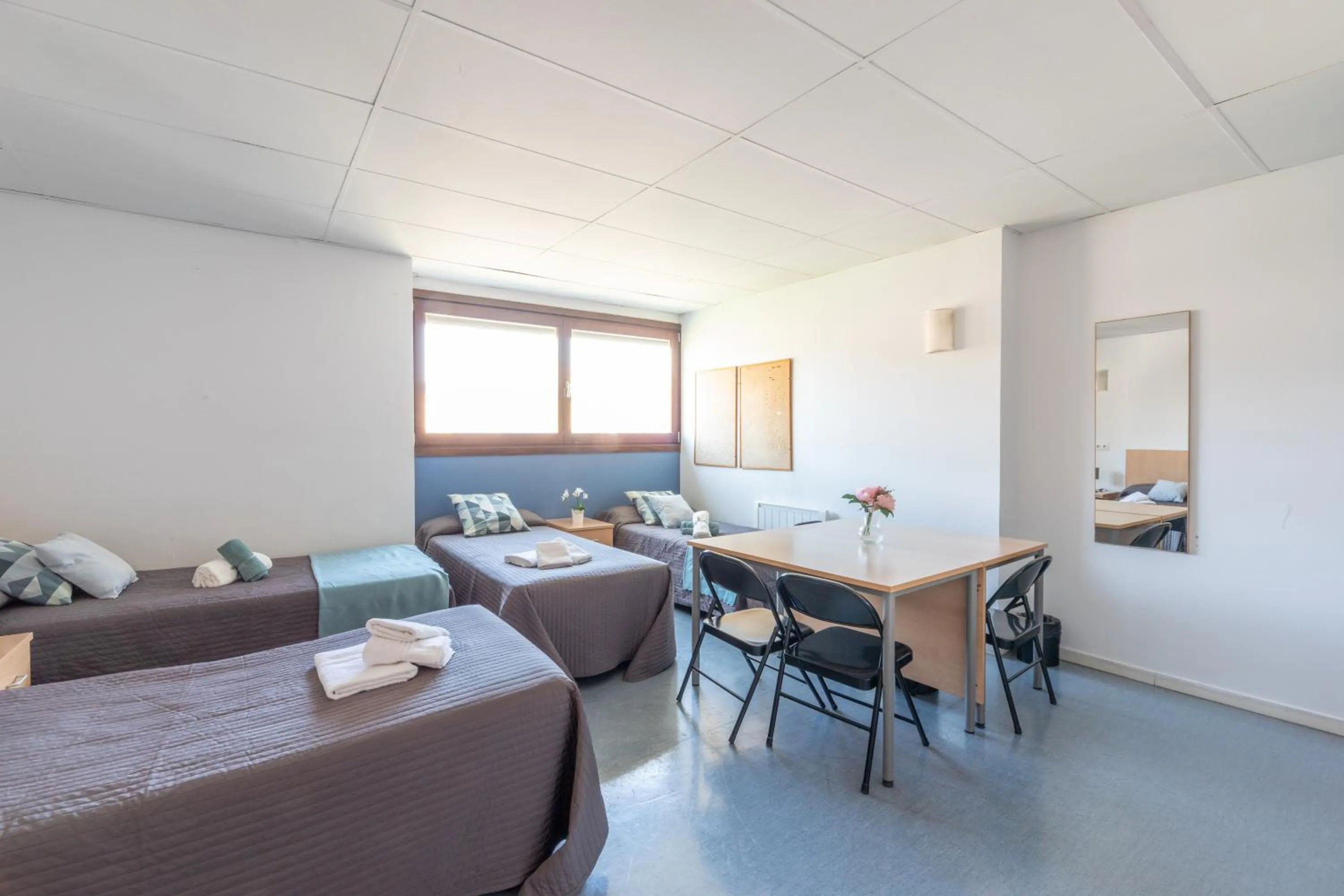 Photo of the whole room in Residencia Universitaria Resa Lesseps