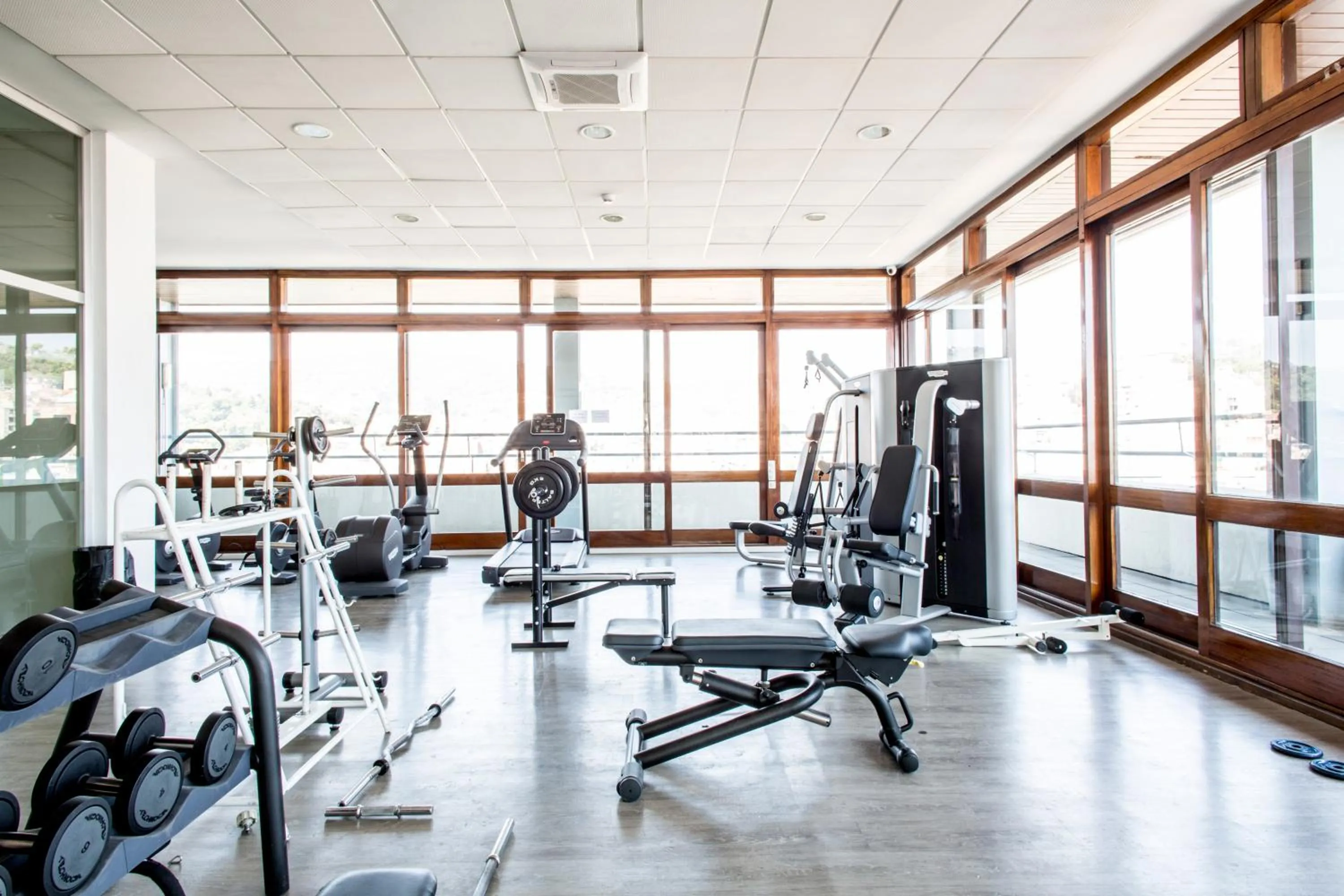 Fitness centre/facilities in Residencia Universitaria Resa Lesseps