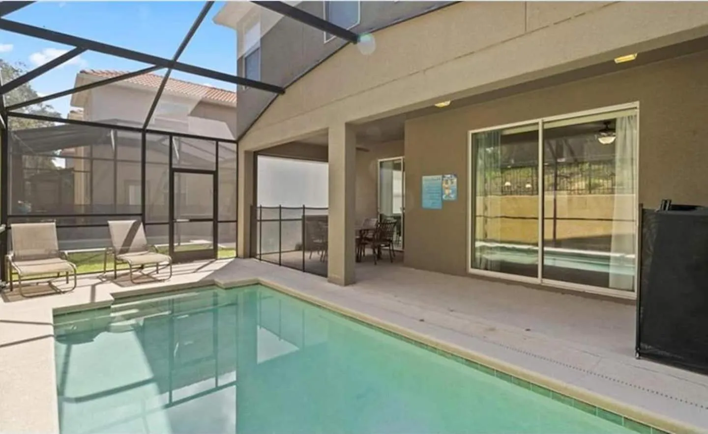 Pool view in 8931 Cuban Palm