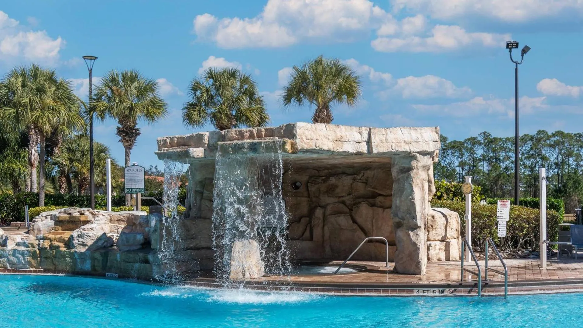 Pool view in 8931 Cuban Palm