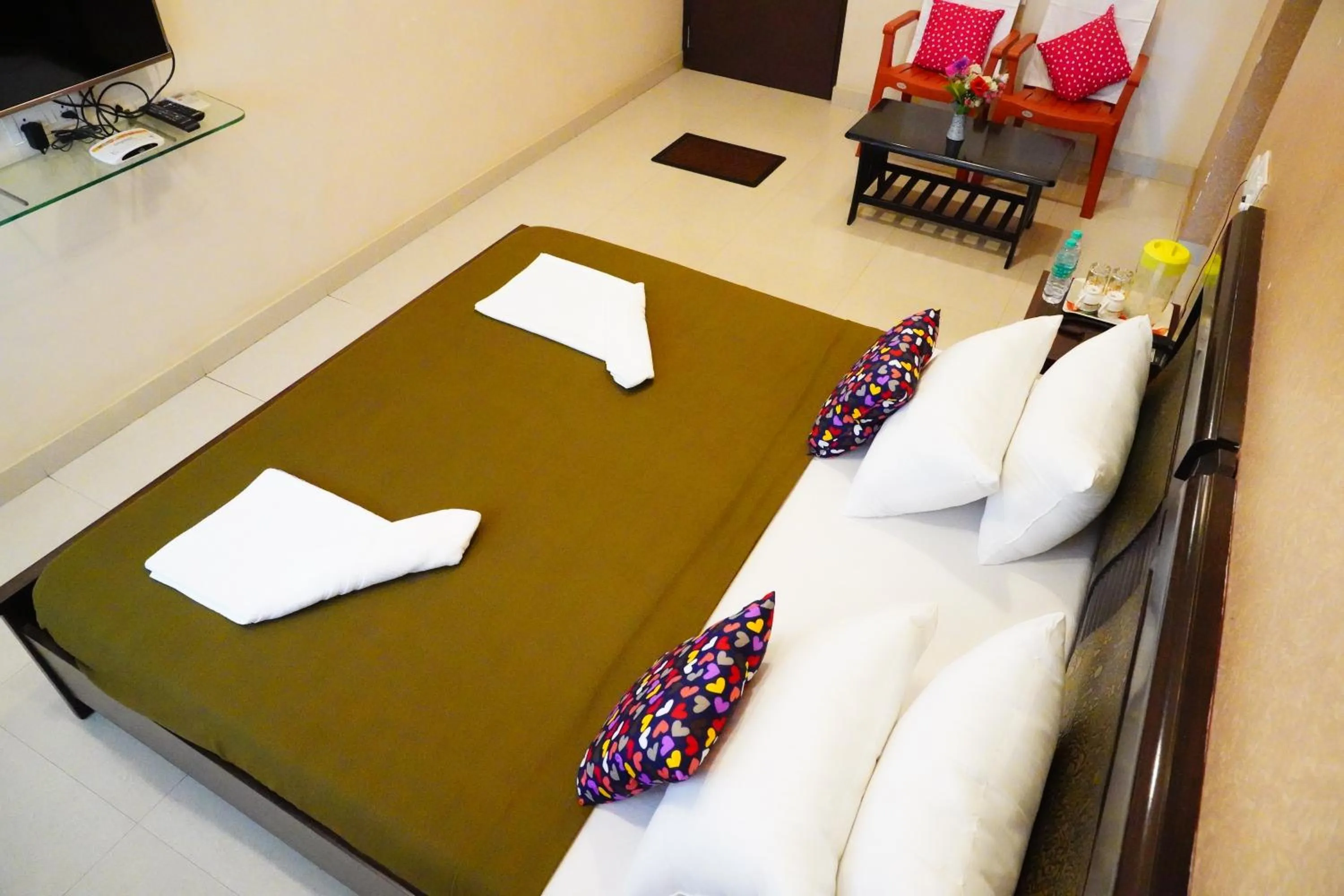Bed in Vinayagam Residency