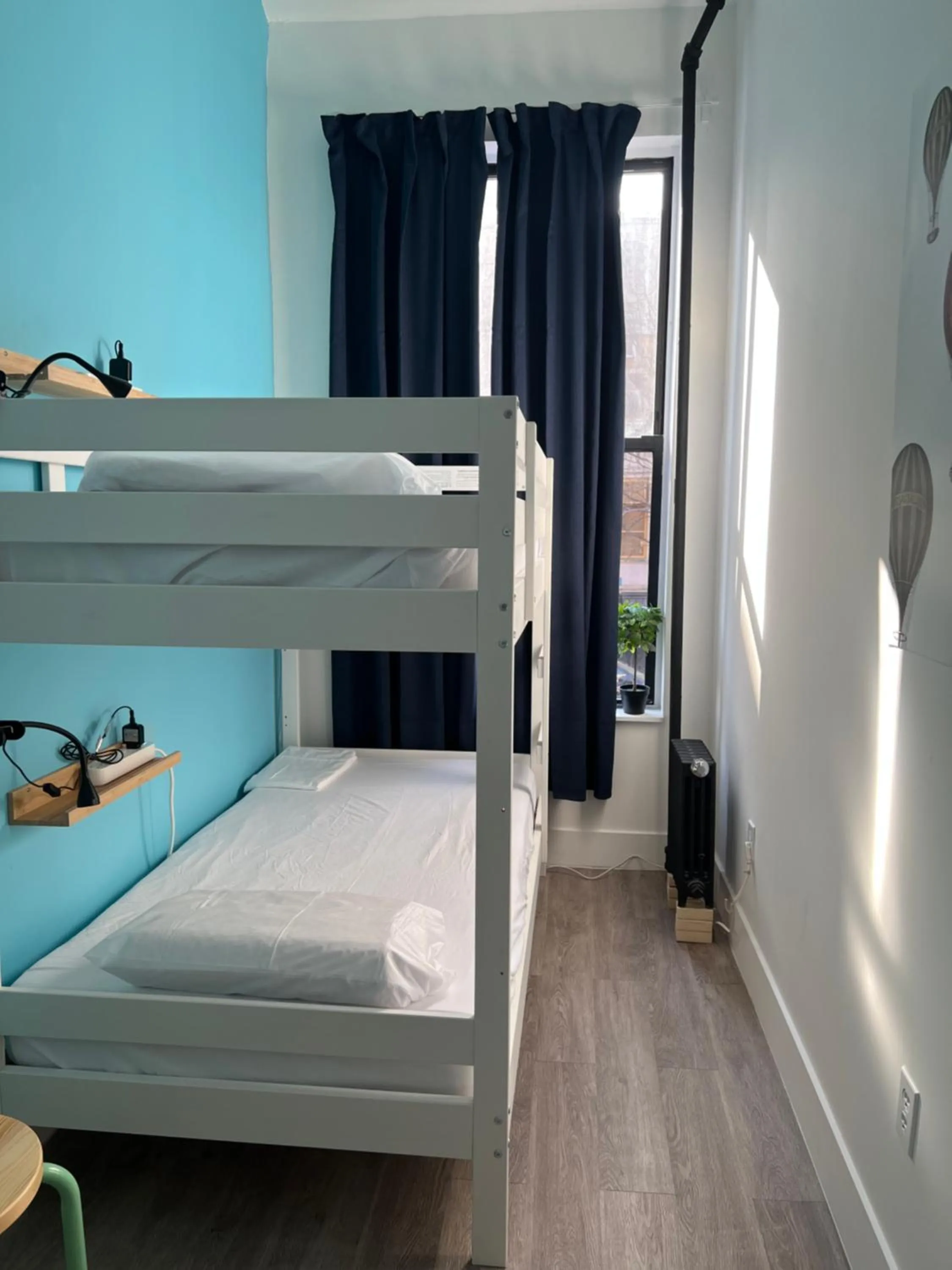 Bed in East Harlem Hostel