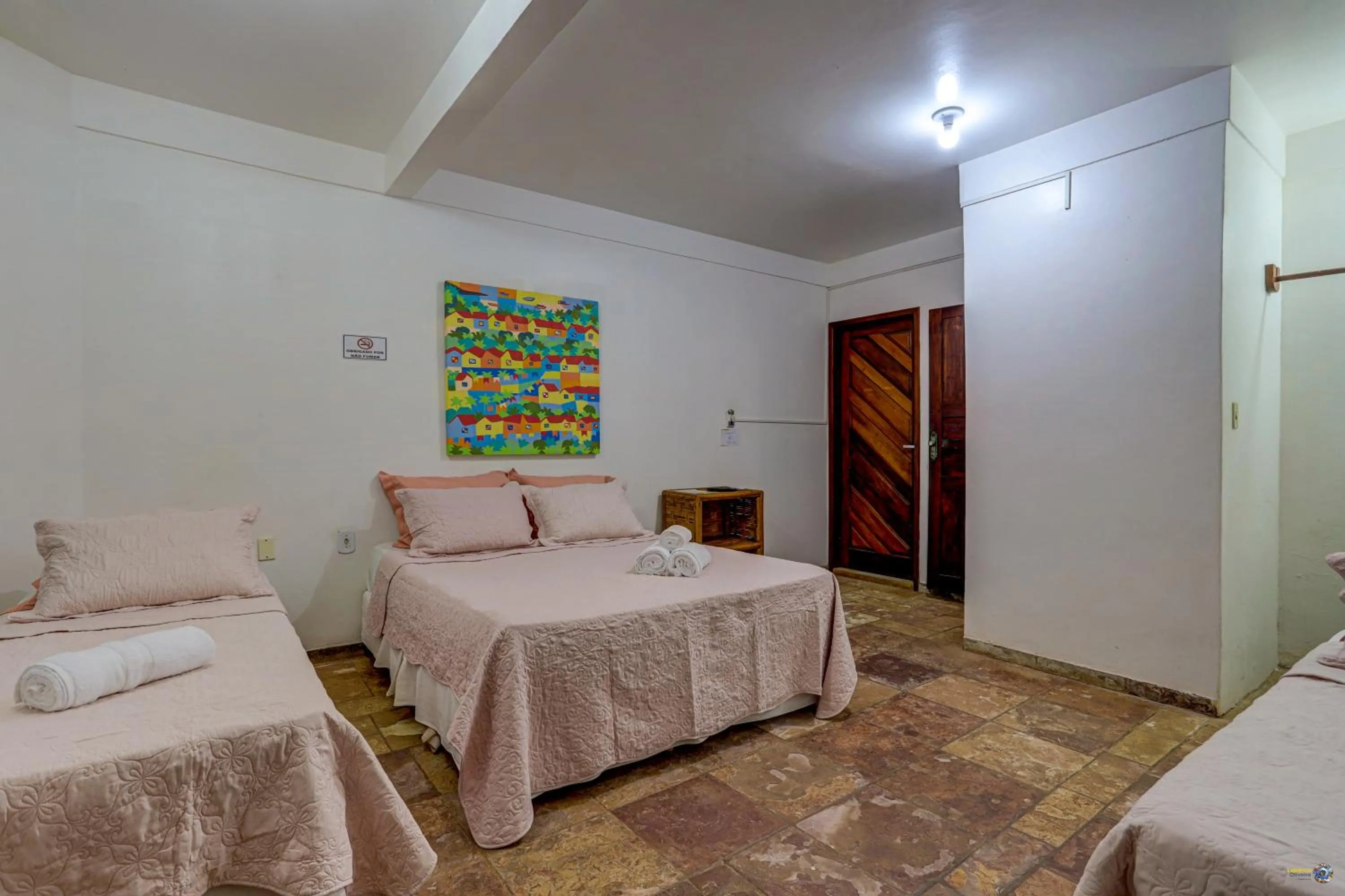 Bed in Pousada casa zaza