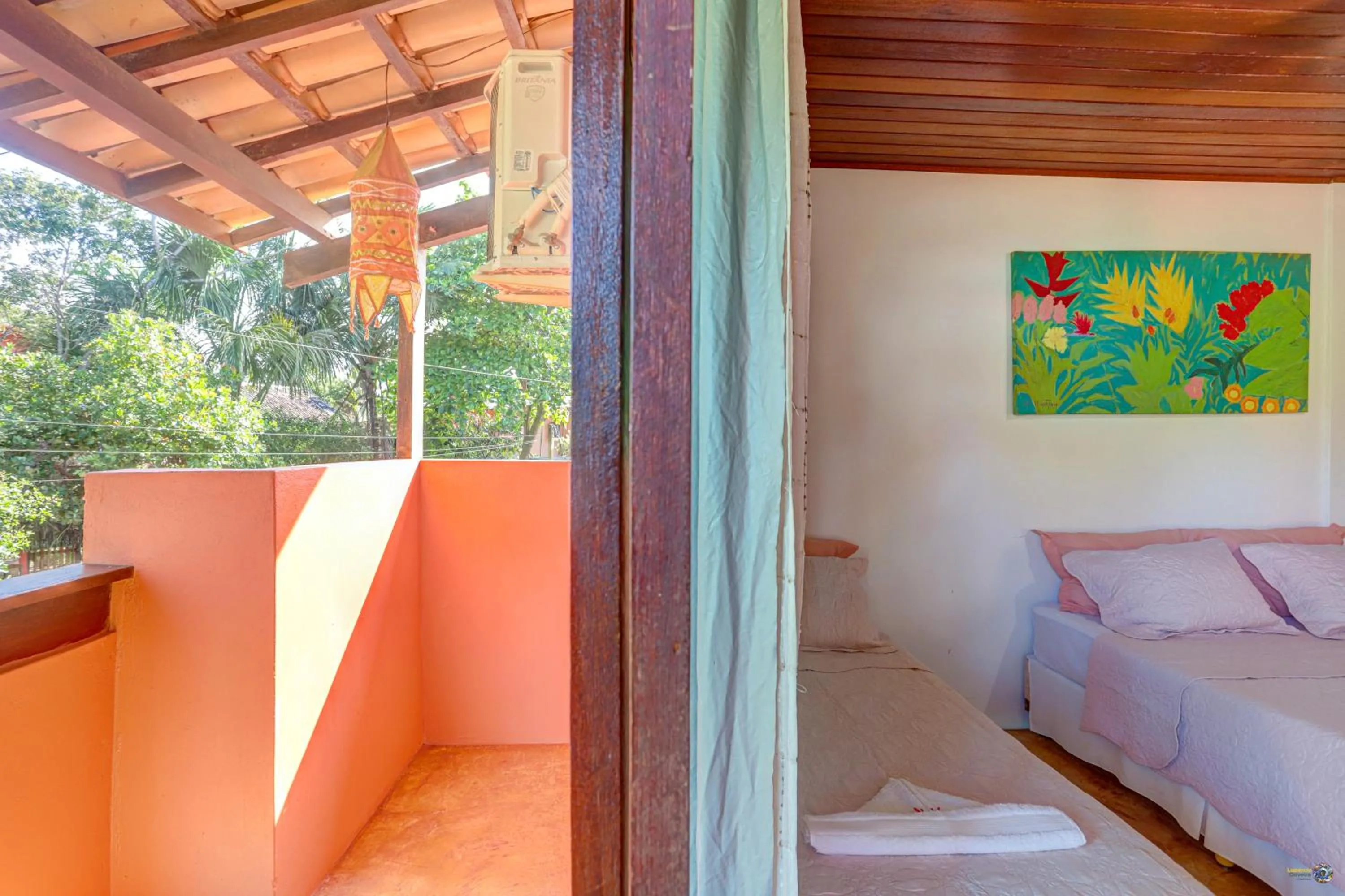 Bed in Pousada casa zaza