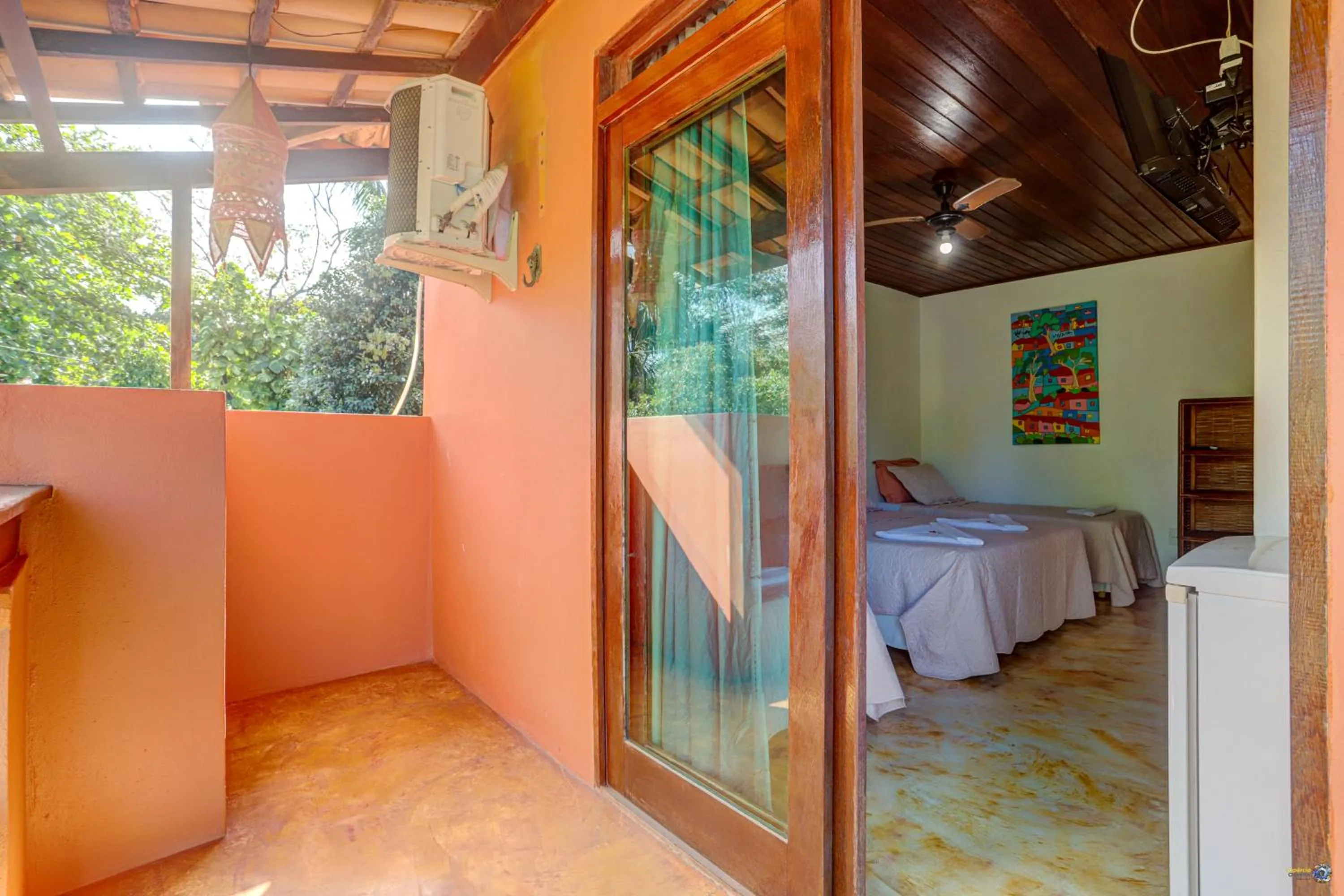 Bed in Pousada casa zaza