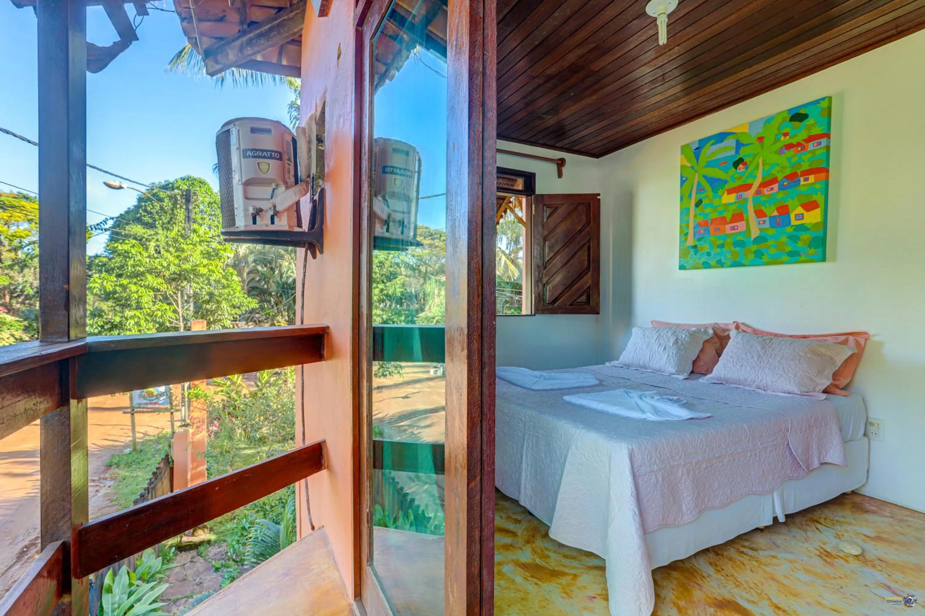 Bed in Pousada casa zaza