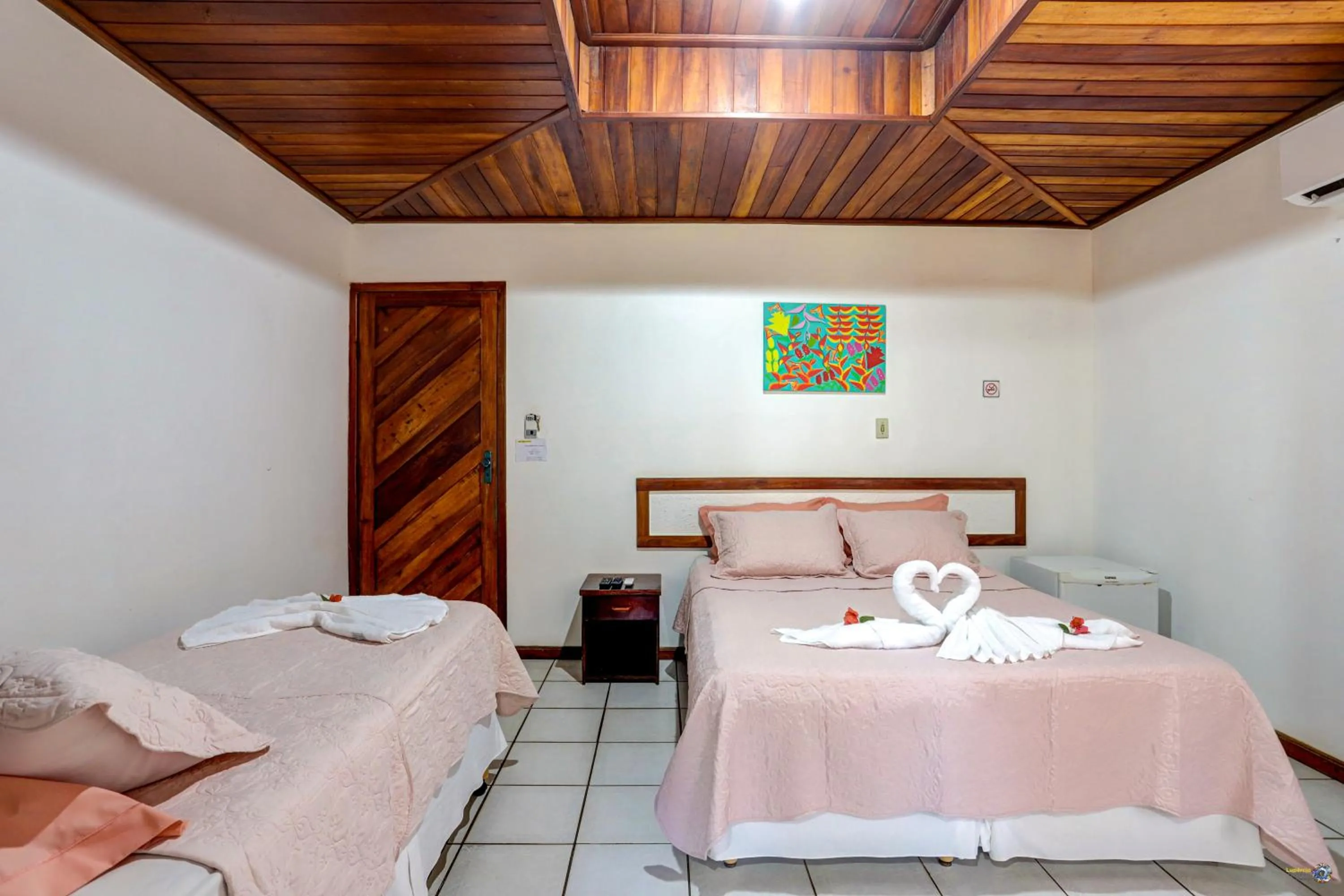 Bed in Pousada casa zaza
